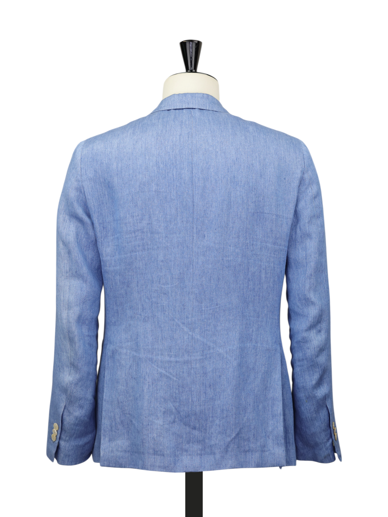 Caruso Light Blue Unconstructed Linnen Summer Jacket