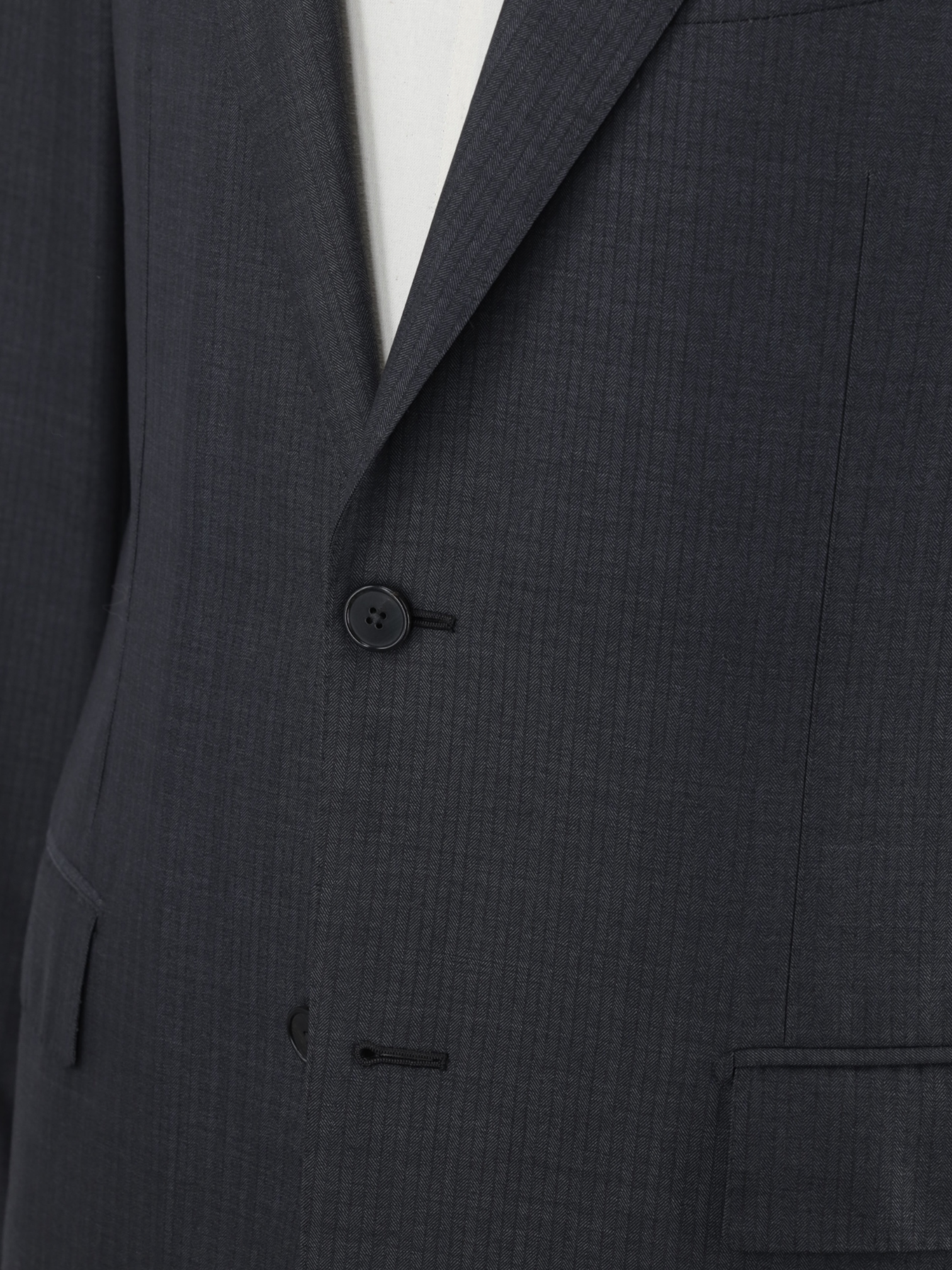 Ermenegildo Zegna Grey 15-milmil-15 Micro-Herringbone Mila Suit