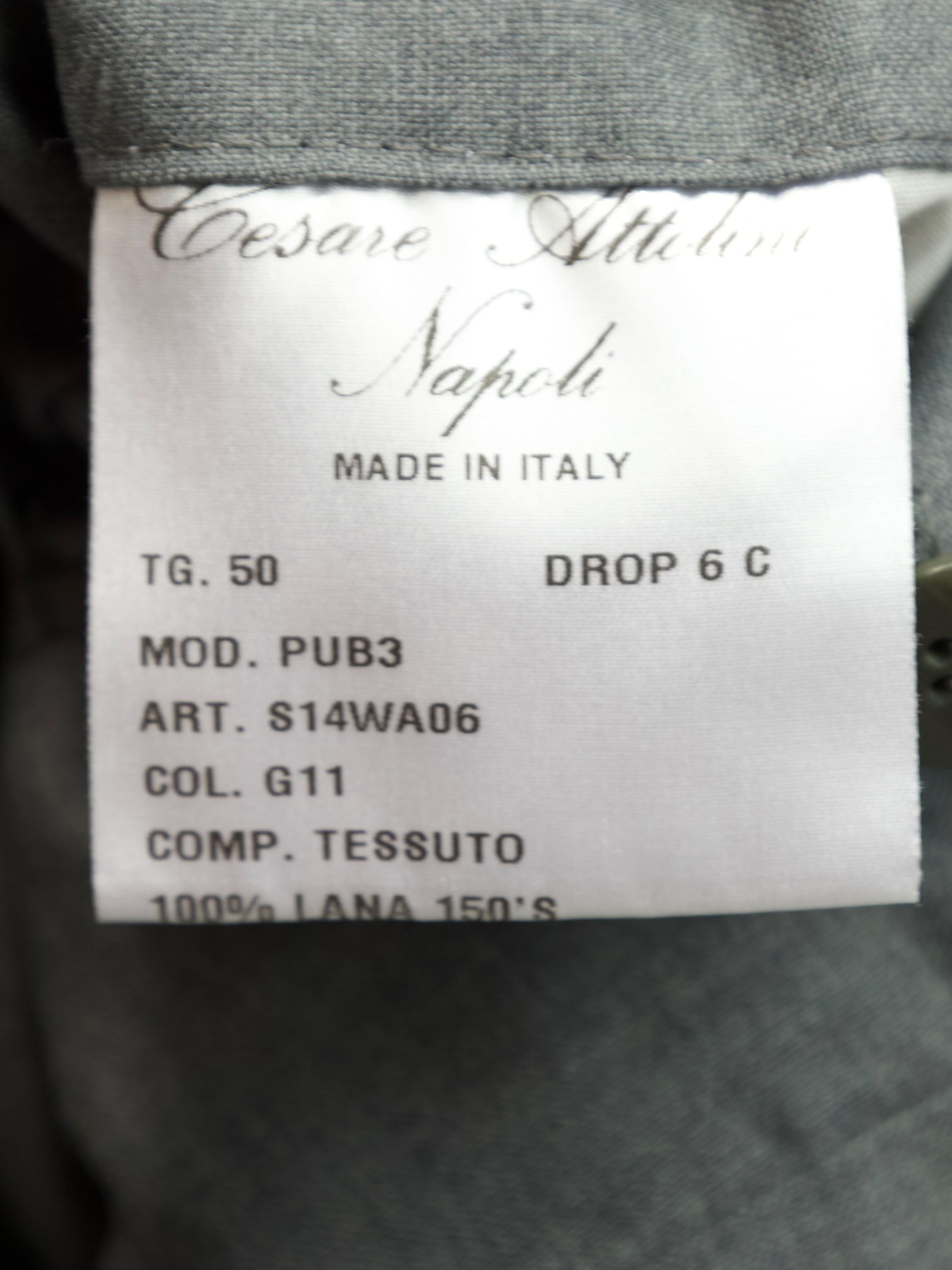 Cesare Attolini Grey Super 150's Sartorial Trousers