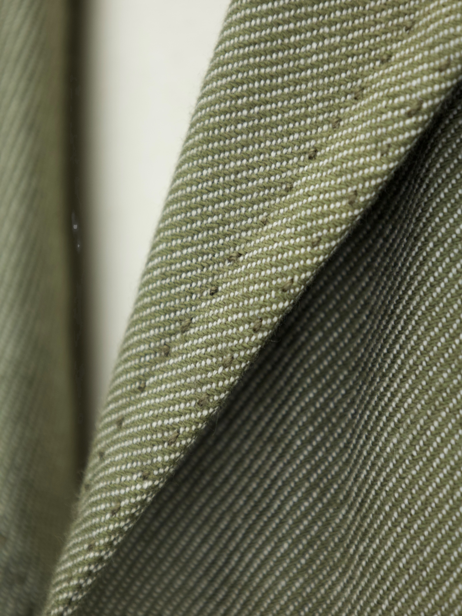 Cesare Attolini Muted Green Soft-Cotton Twill Jacket