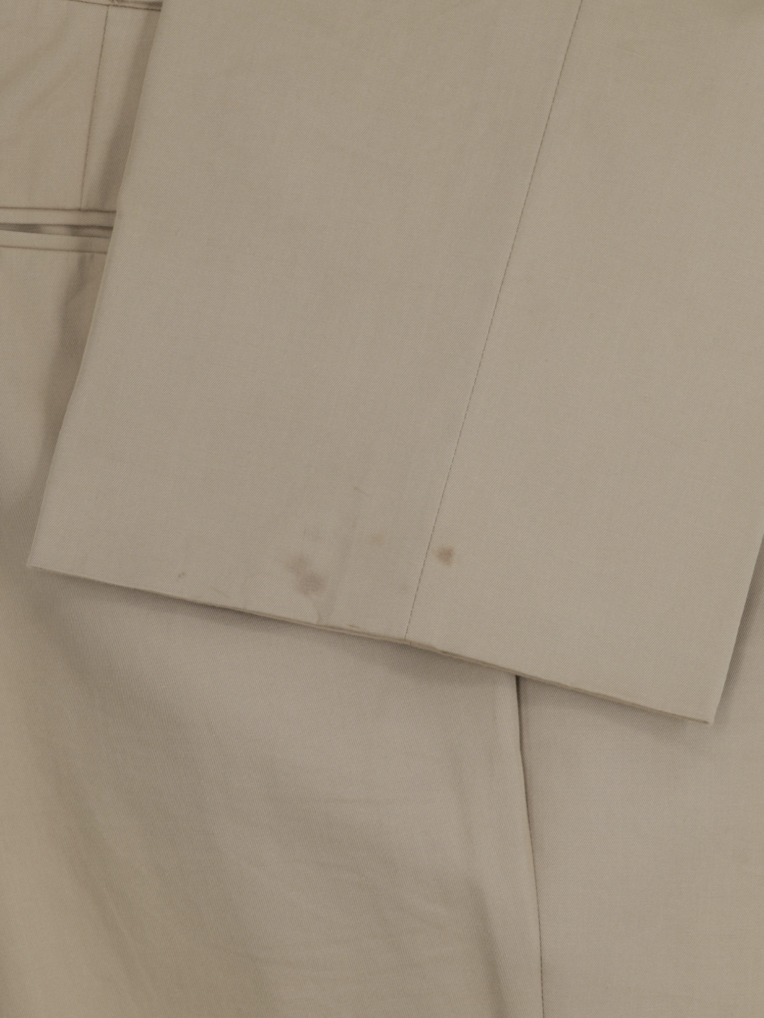 Kiton Khaki Pure Cotton-Twill Sartorial Summer Suit