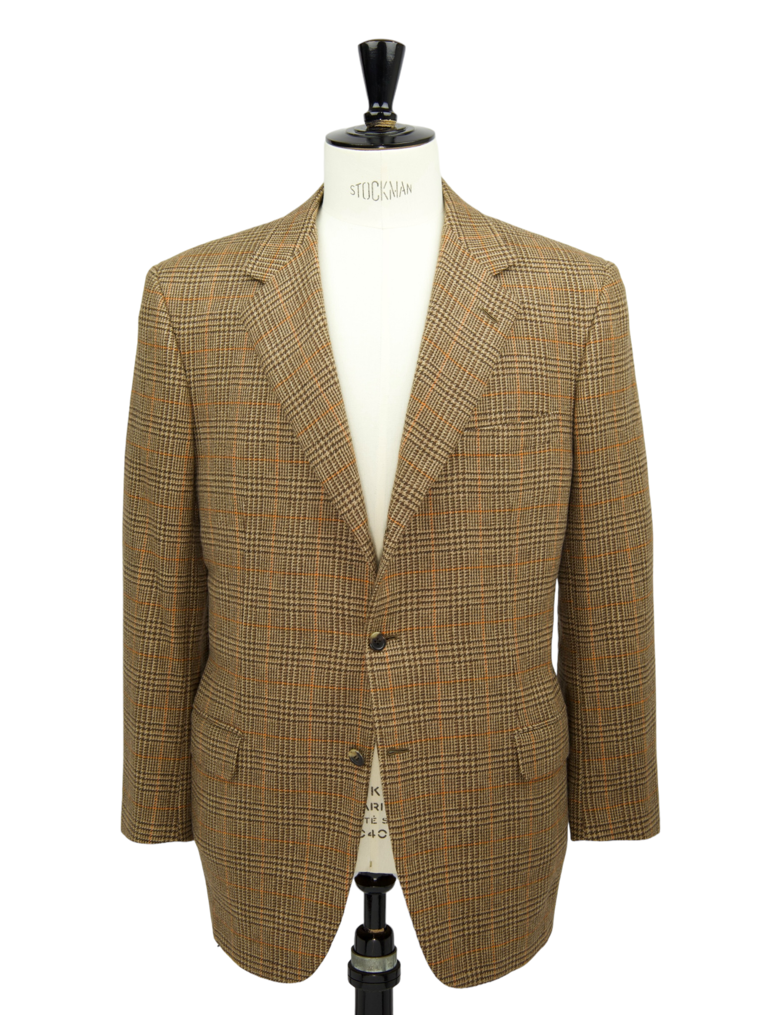 Brioni Brown Cashmere Prince of Wales Nomentano Jacket