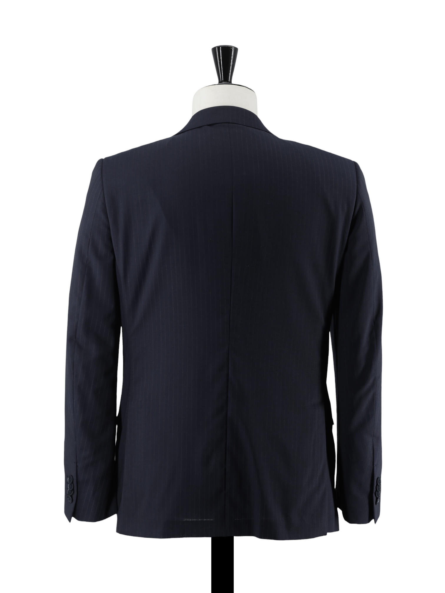 Ermenegildo Zegna Navy Fine-Wool Pinstripe Mila Suit