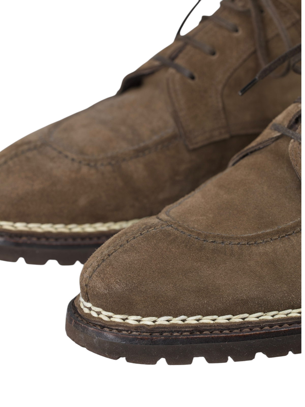 Bontoni Warm Taupe Suede & Castorino-Fur Lining Norvegese Desert Boots