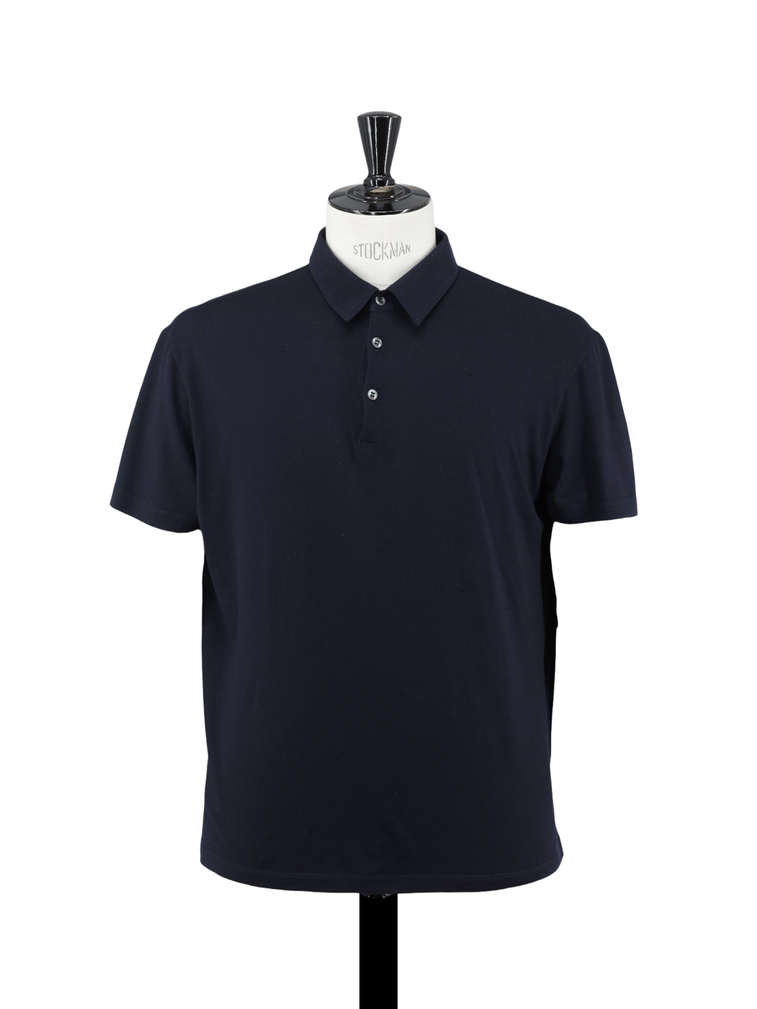 Loro Piana Navy "Gift of Kings" Wool Jersey-Knitted Polo