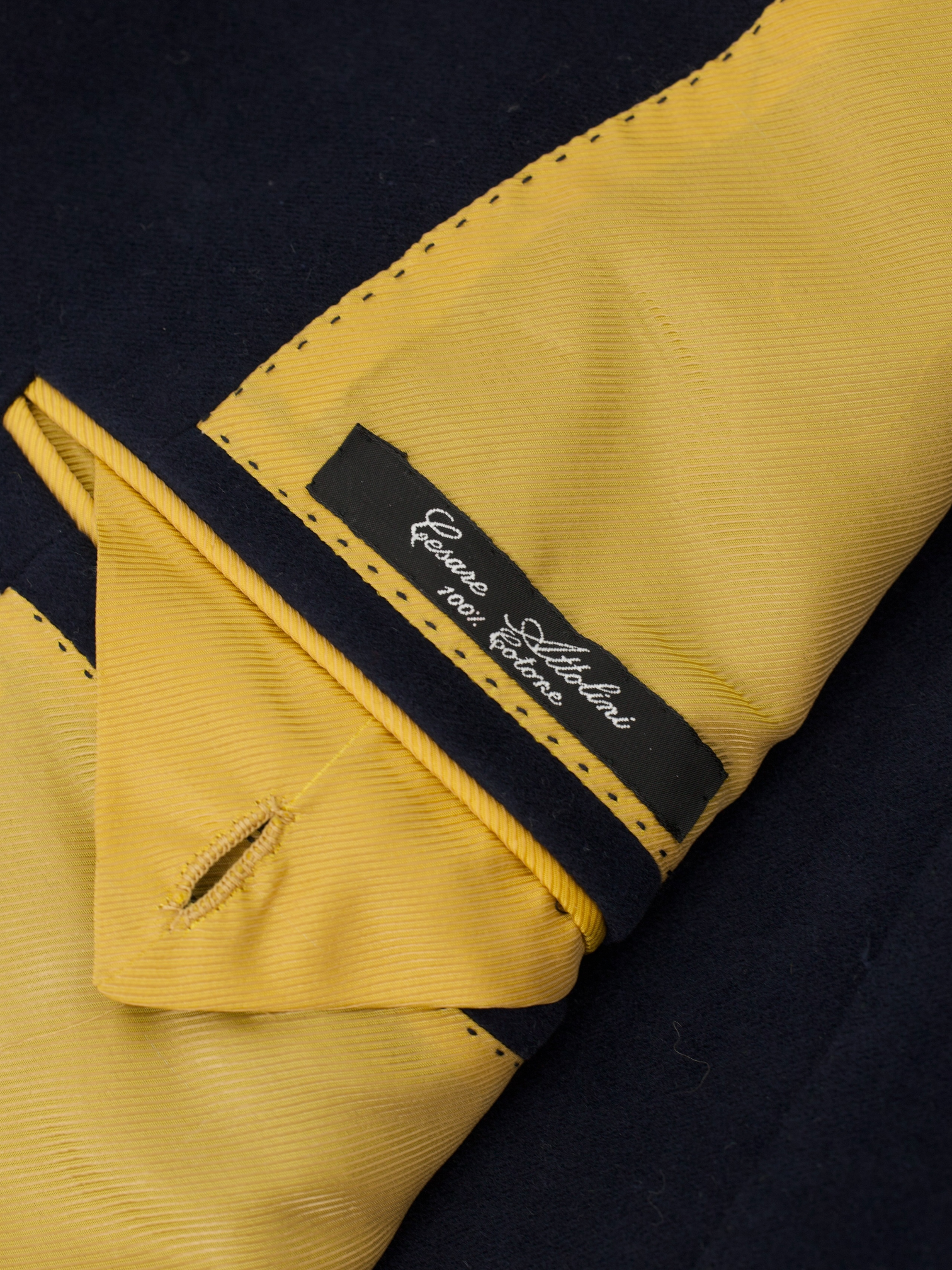 Cesare Attolini Navy Vintage Moleskin Cotton Jacket