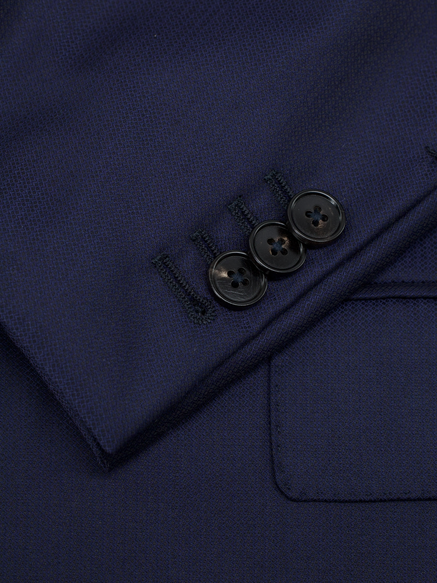 Ermenegildo Zegna Dark Blue 13milmil13 Micro-Herringbone Suit