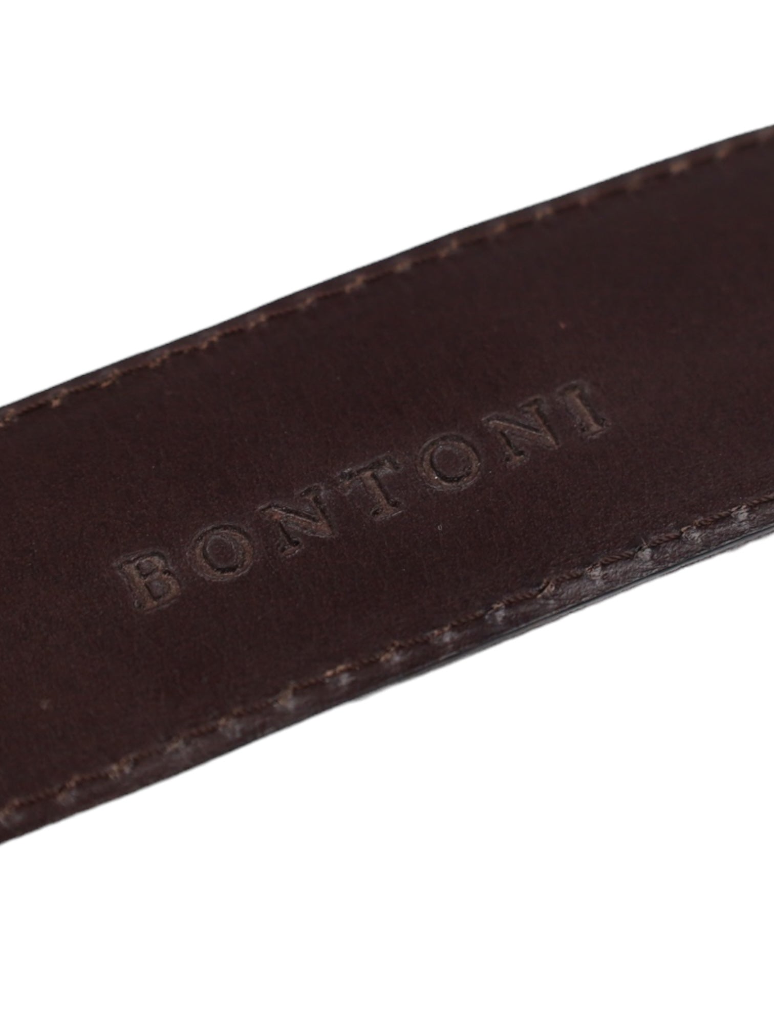 Bontoni Dark Brown Double Monk + Crocodile Belt