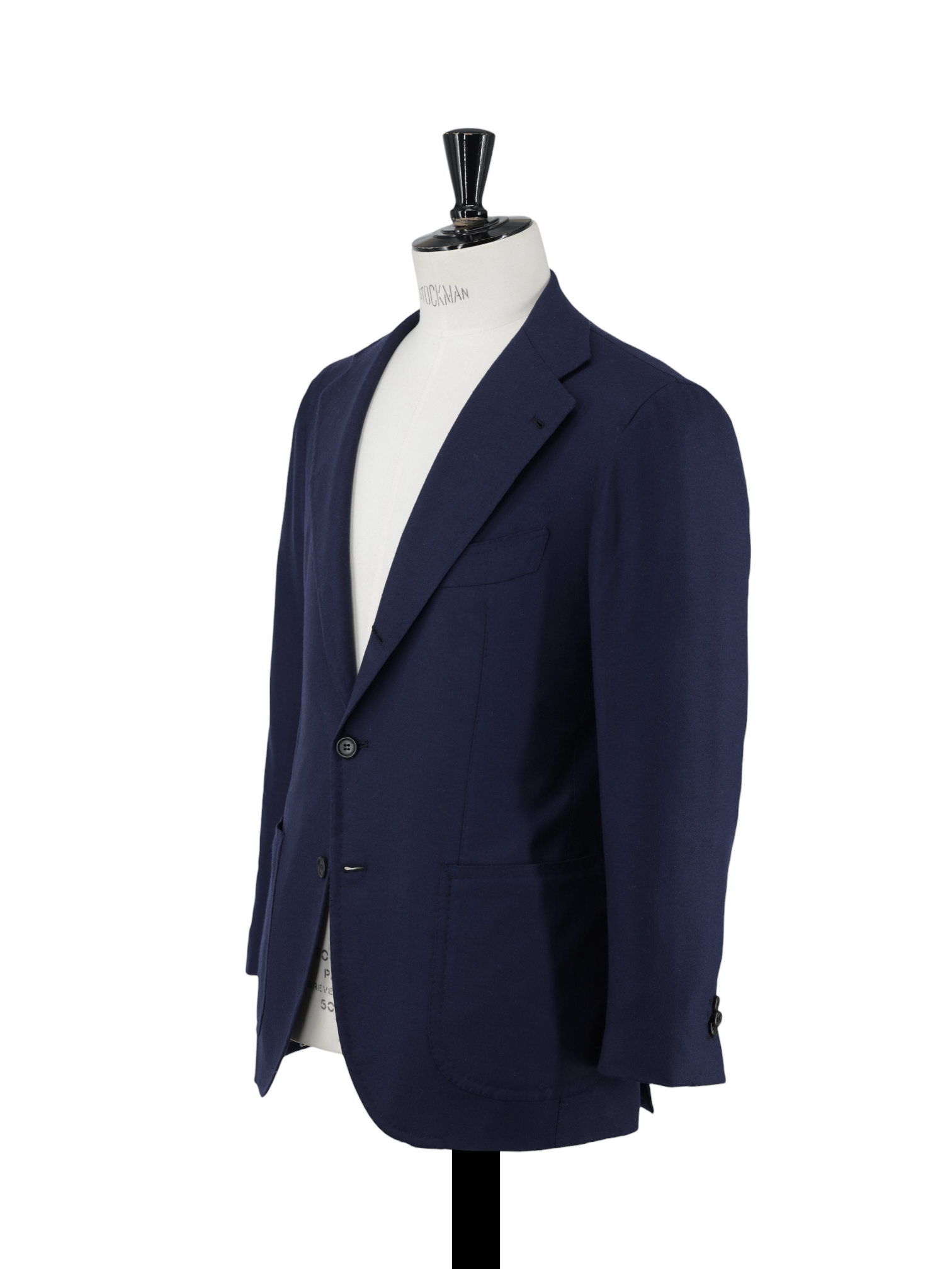 Orazio Luciano Navy Brushed-Wool Twill Jacket