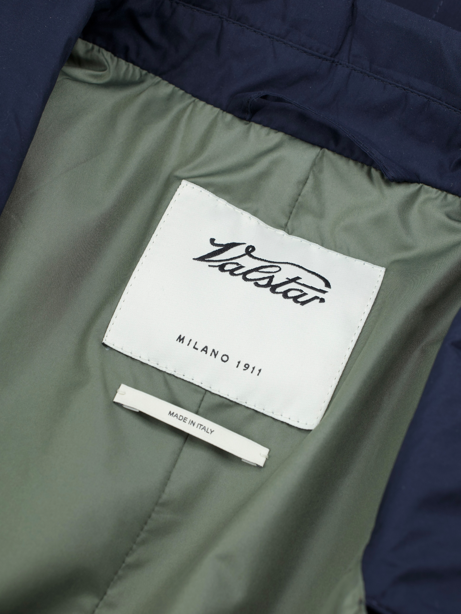 Valstar Navy Superlight Water-Repellent "Tascabile" Raincoat