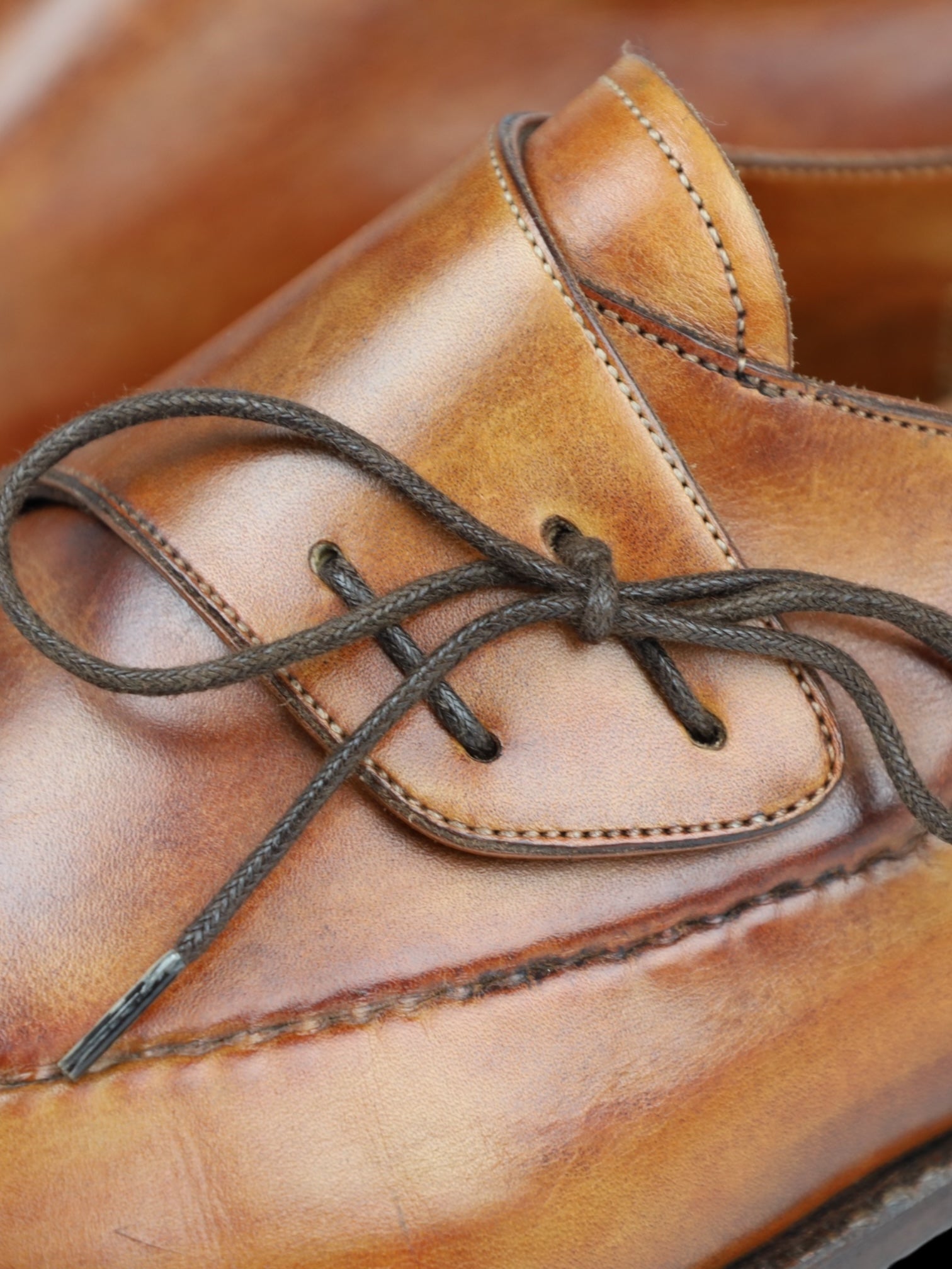 Santoni Brown Limited Edition Lace-up