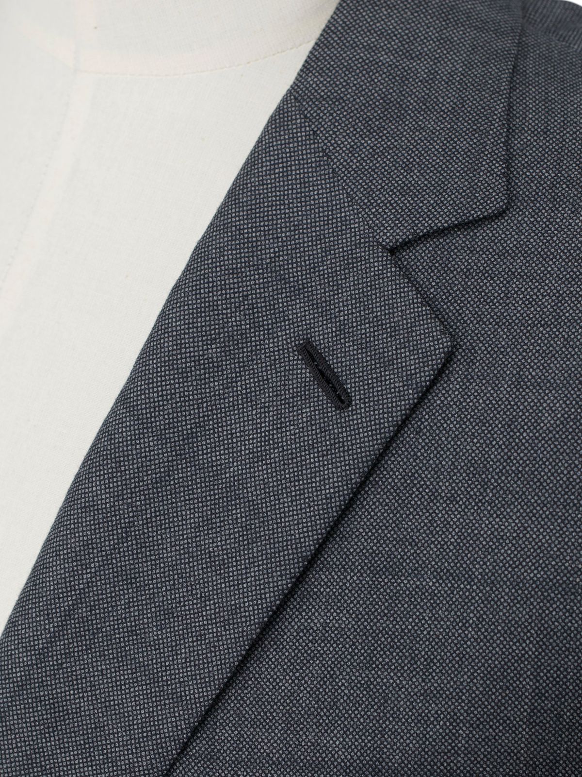 Brioni Grey Fine-Wool Timeless Birdseye & Windowpane Secolo Suit