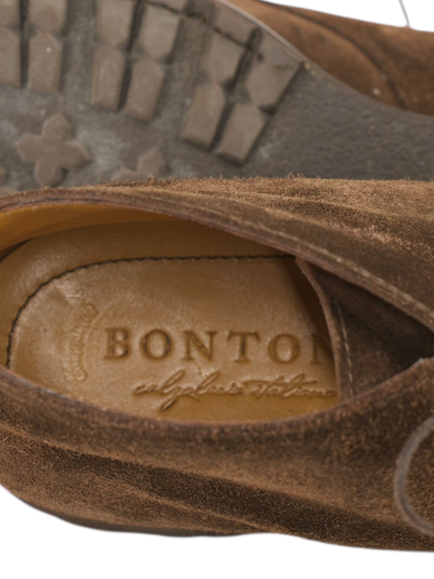 Bontoni Dark Brown Suede Norvegese Desert Boot