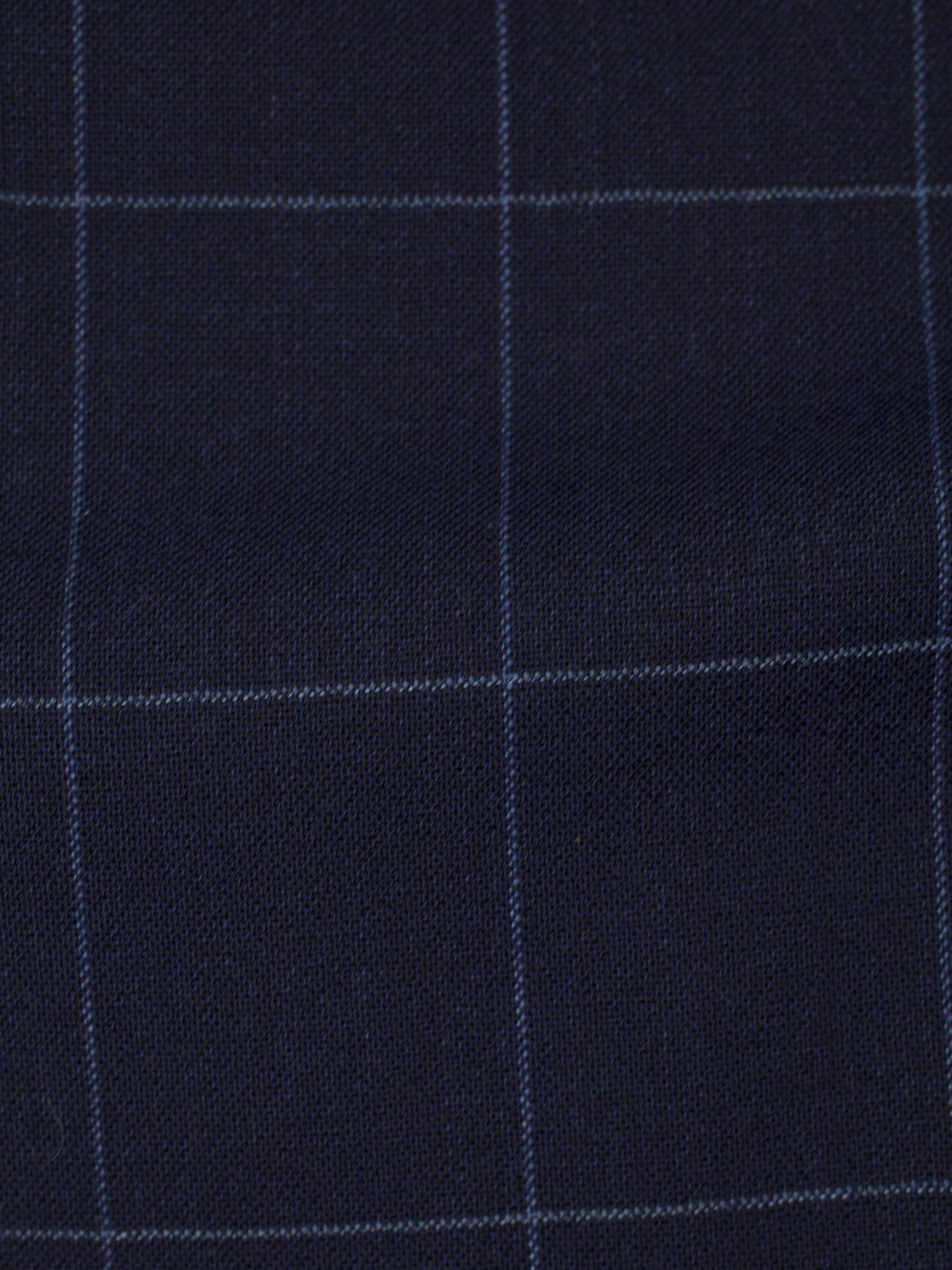 Caruso Navy & Light Blue Wool Windowpane Suit