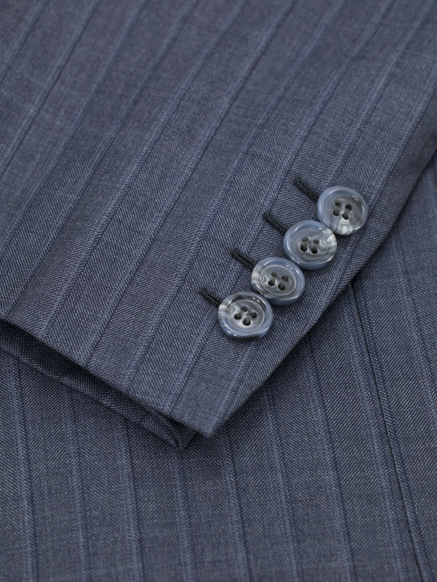 Brioni Steel Grey Super 150's Multi Pinstripe Parlamento Suit