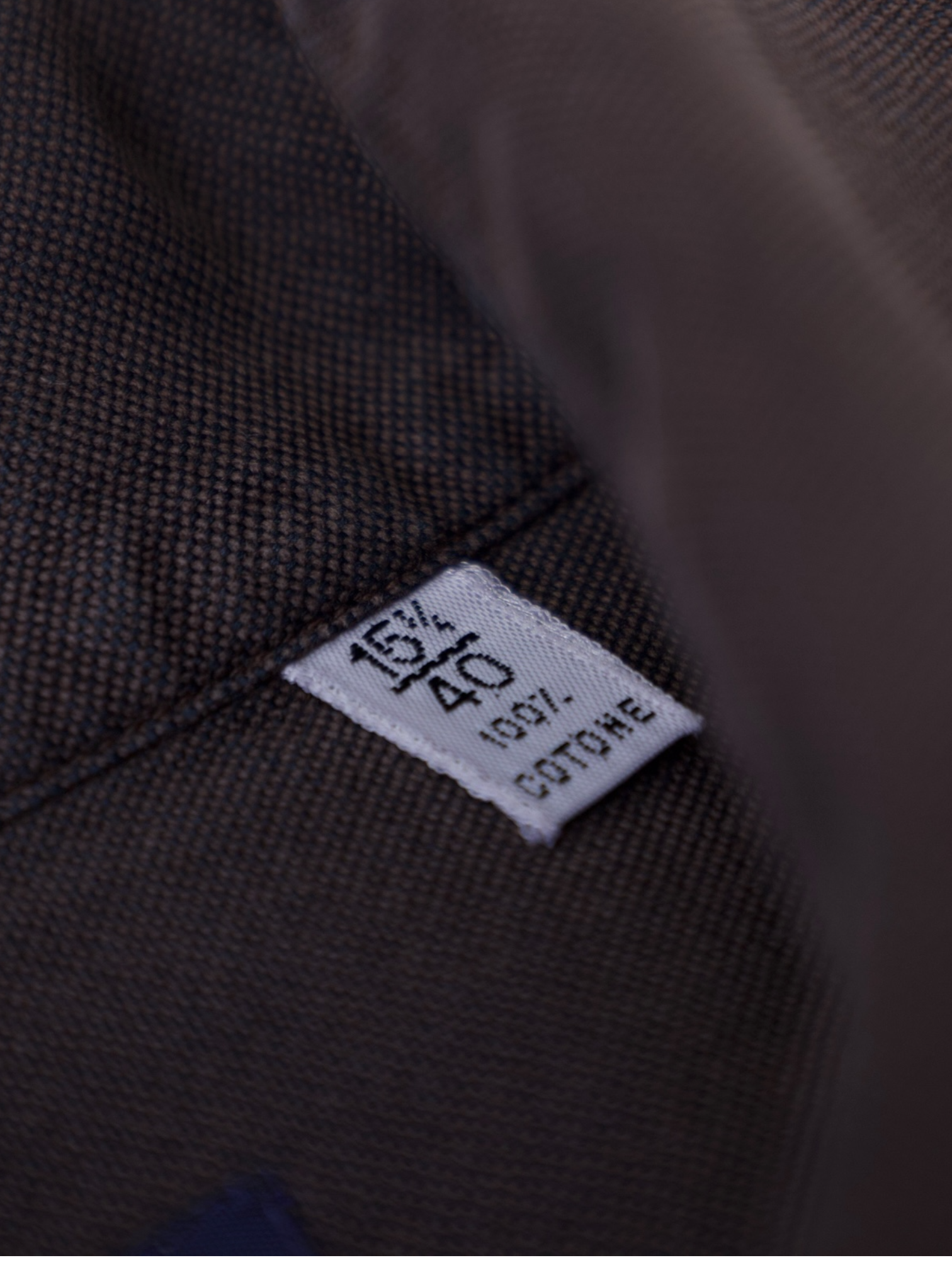 Finamore Chocolate Brown Pique Cotton Shirt