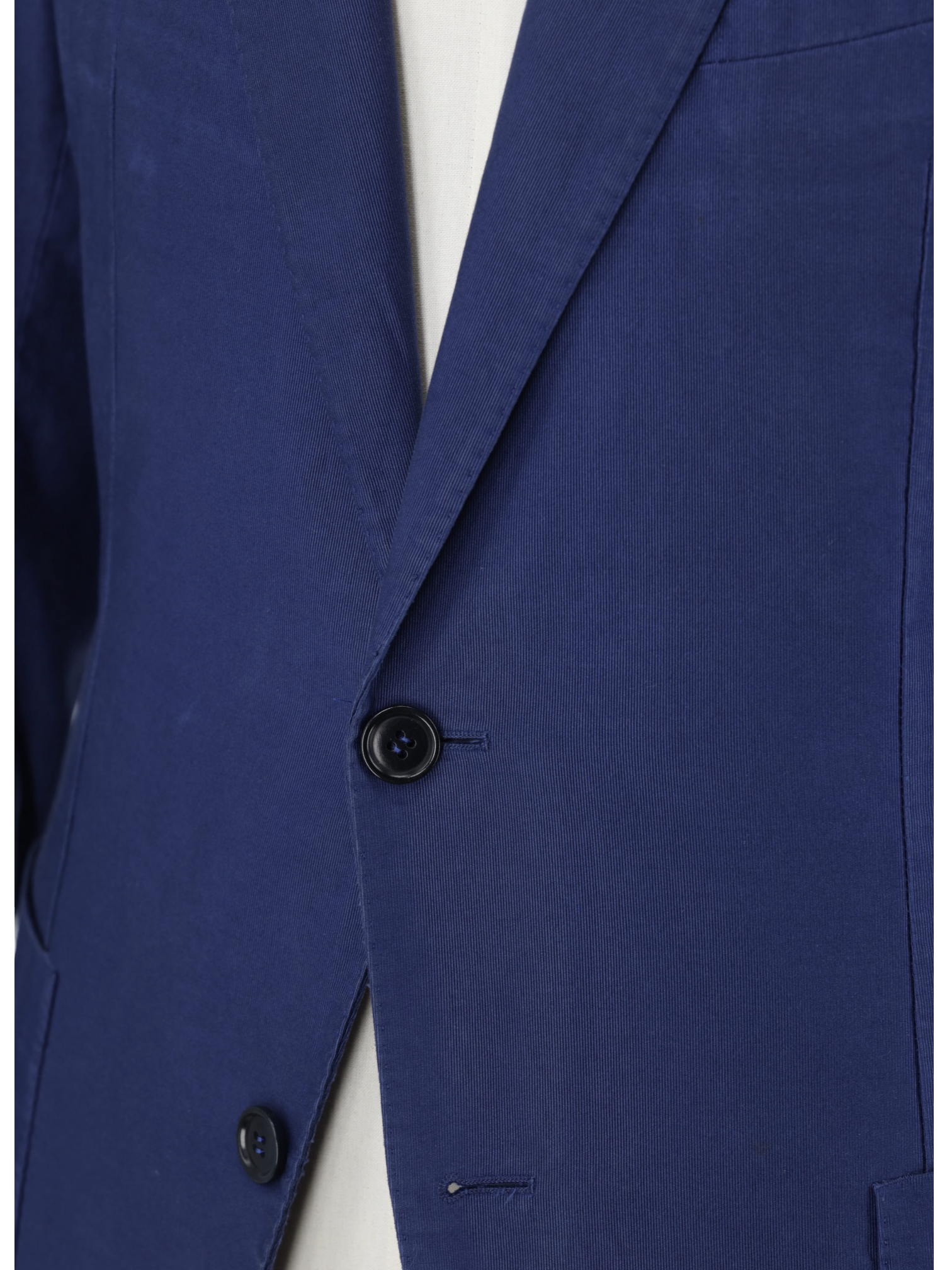 Ermenegildo Zegna Blue Pure-Cotton Twill Summer Jacket
