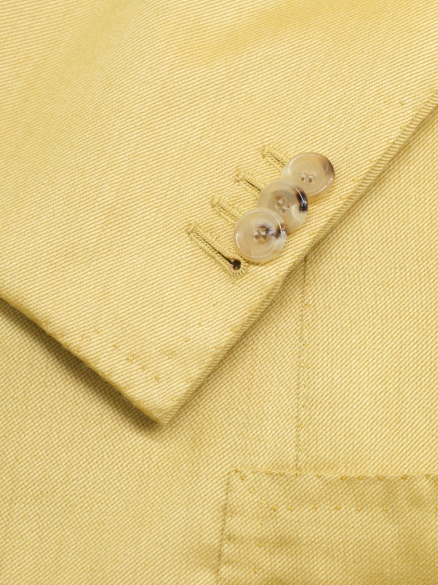 Cesare Attolini Yellow Cashmere “La Grande Bellezza” Twill Jacket