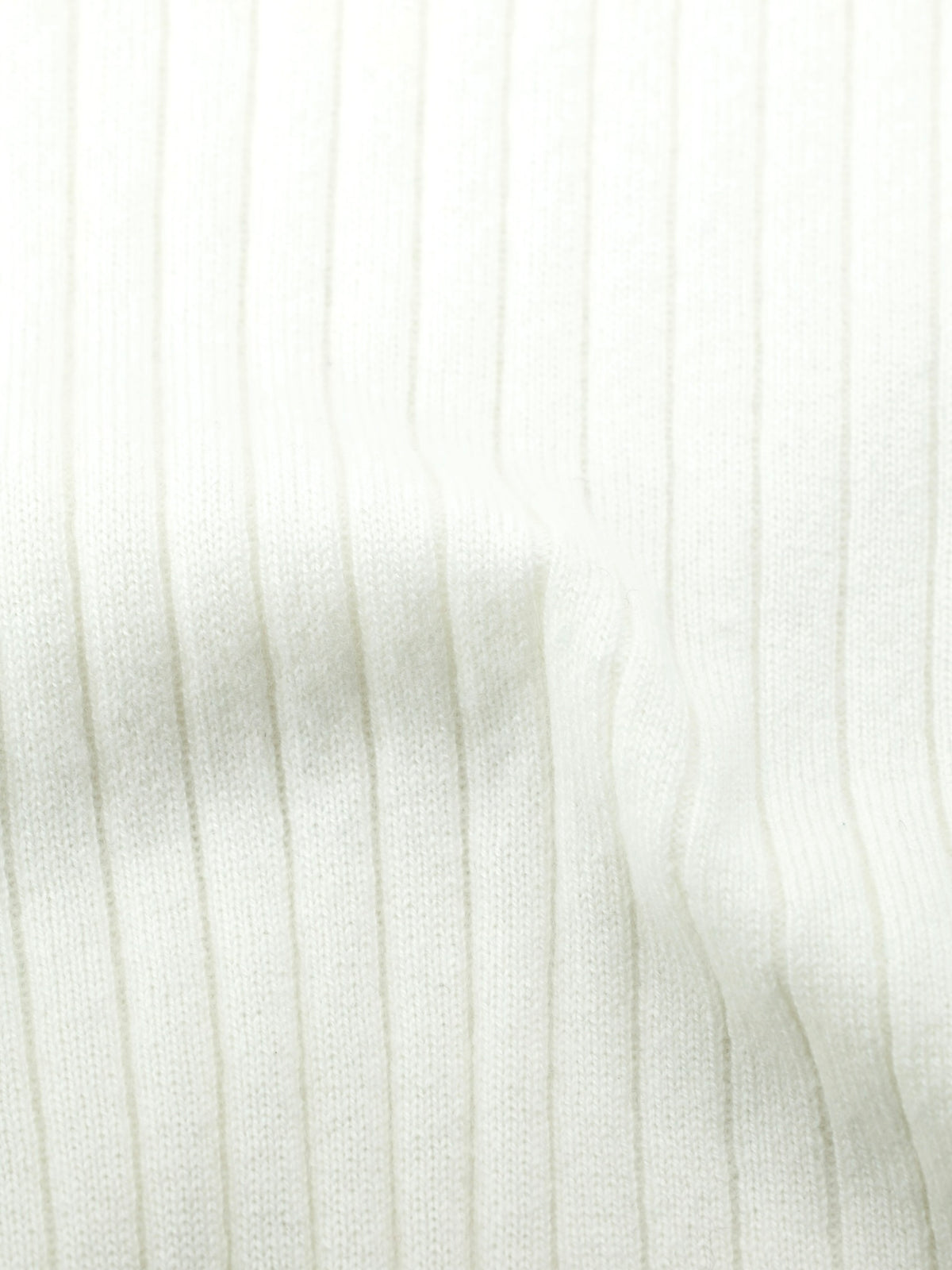 Loro Piana White Baby-Cashmere Buttonless Long-Sleeve Lexington Polo