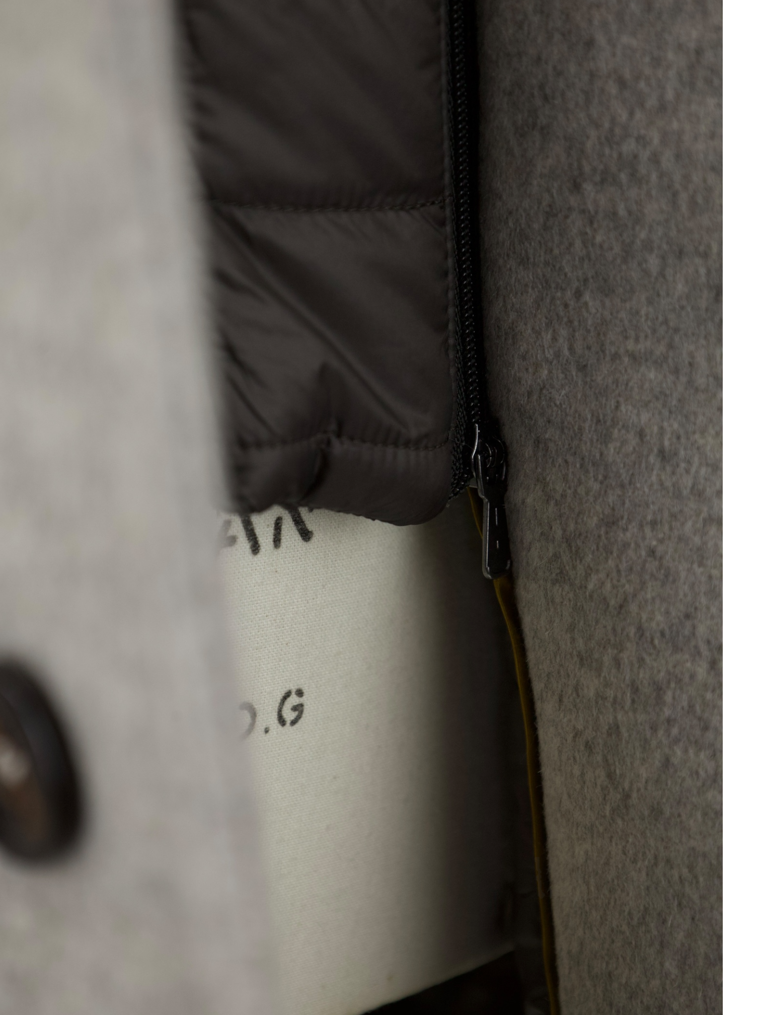 MooRER Stone Grey Wool & Cashmere Winter "Monferrato" Coat