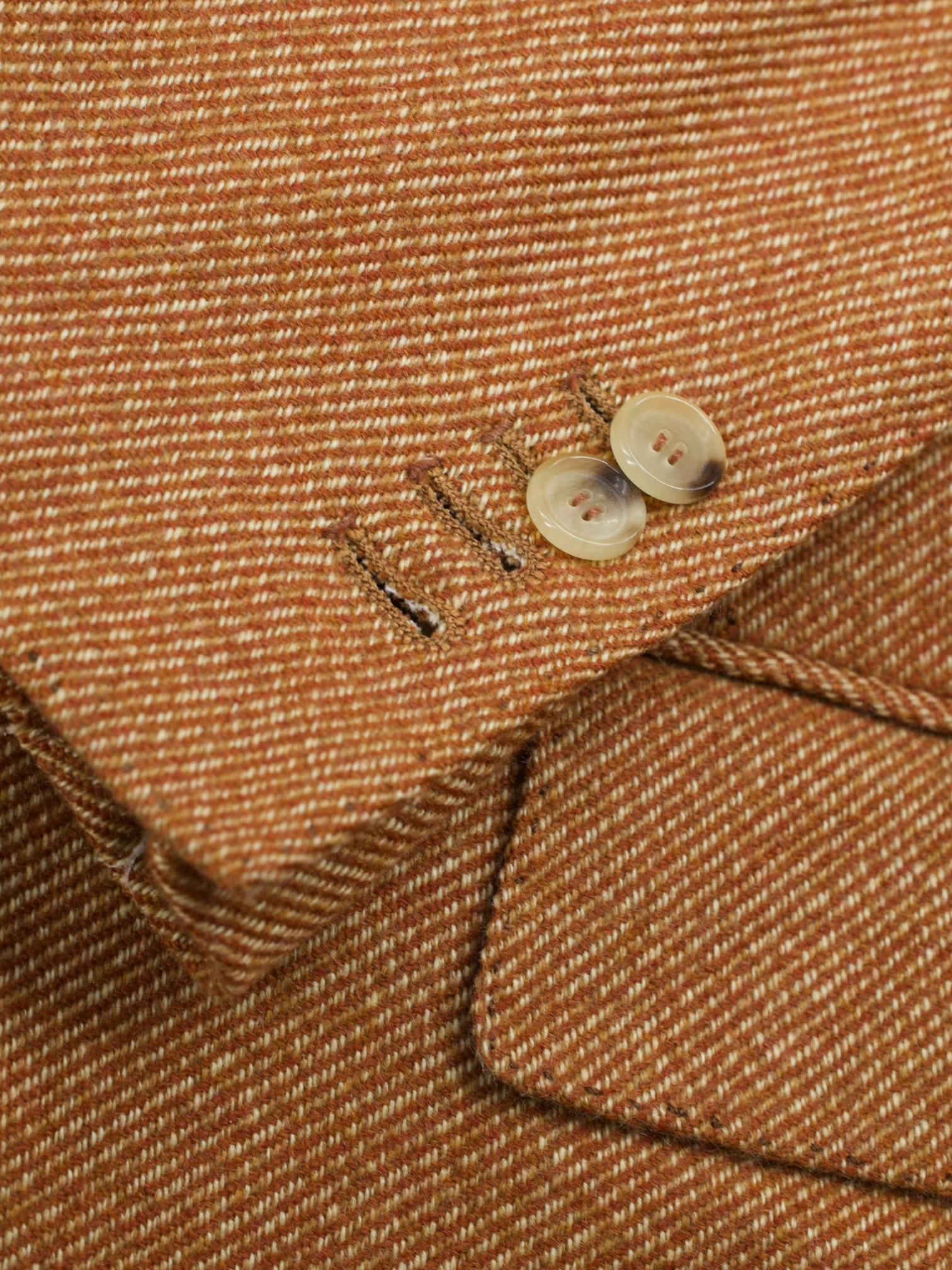 Cesare Attolini Caramel Brown Vintage Cashmere Twill Winter Jacket