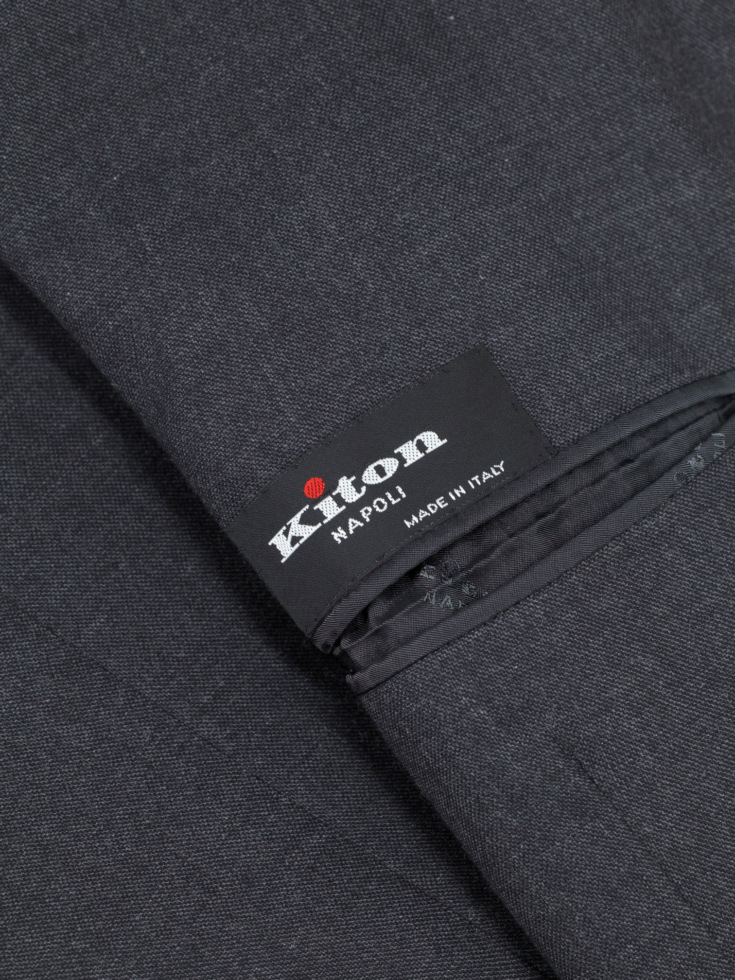 Kiton Grey Cashmere & Wool Unconstructed Jacket