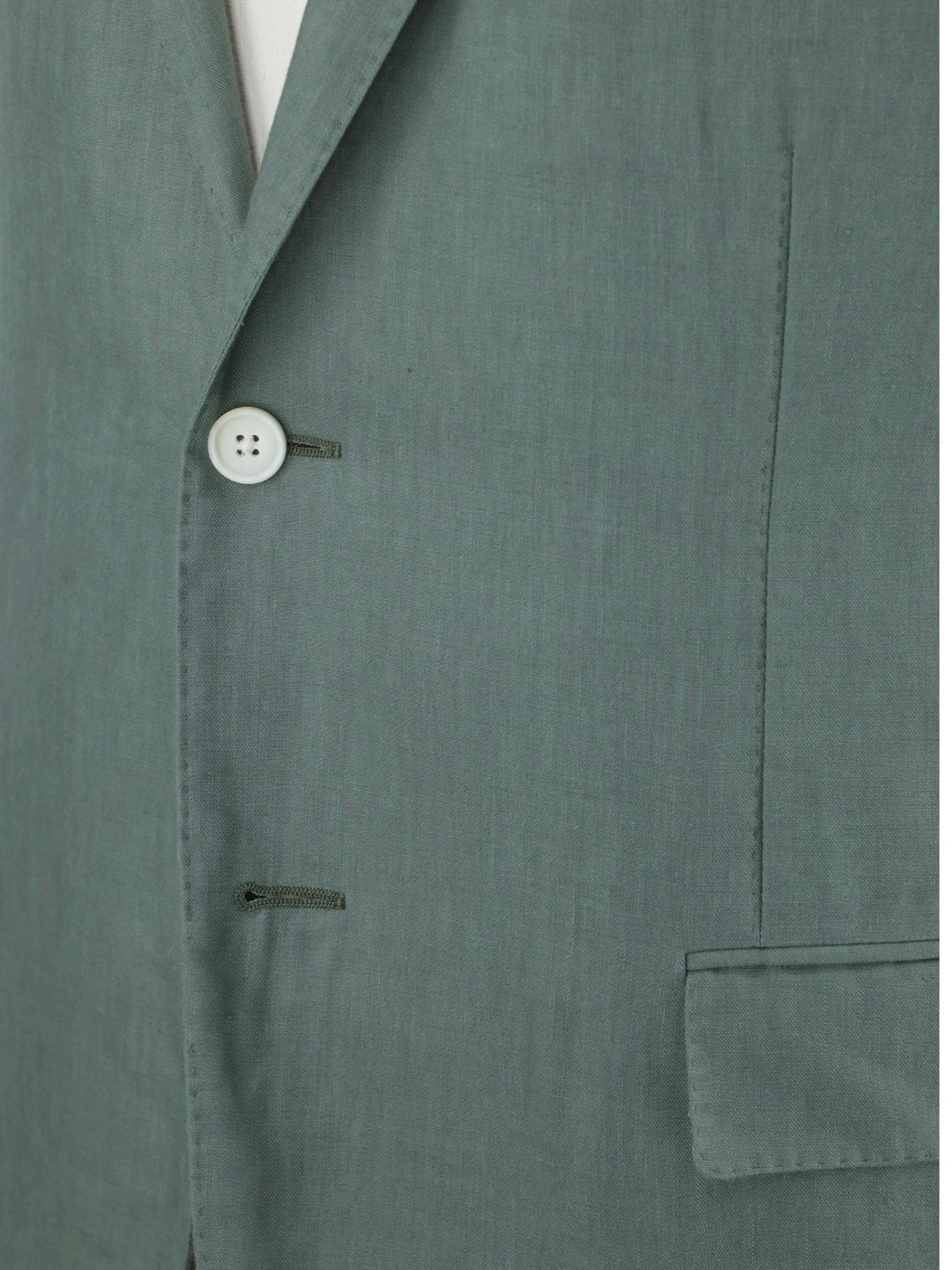Corneliani Sage Green Linen & Silk Summer Jacket