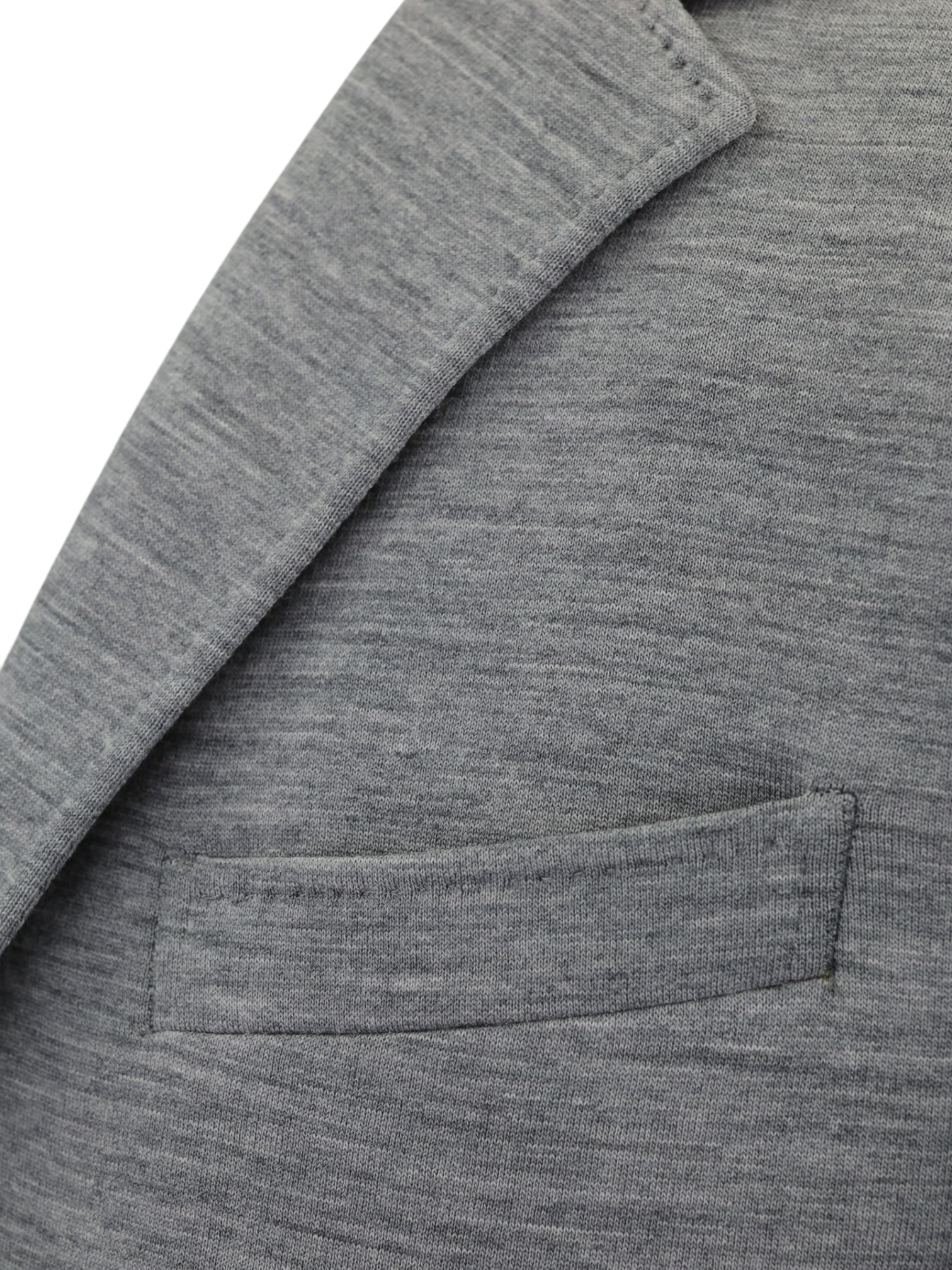 Z-Zegna Grey Tech-Merino Washable Wool-Jersey Jacket