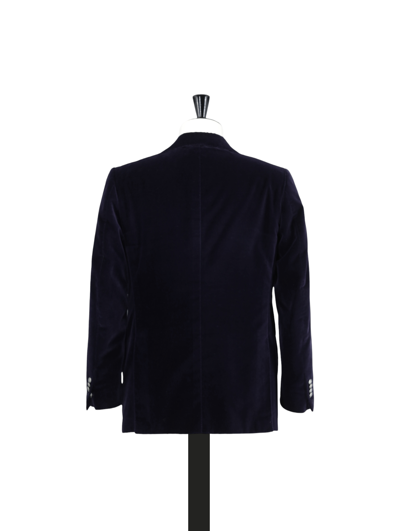 Cesare Attolini Dark Purple Cotton Velvet Jacket