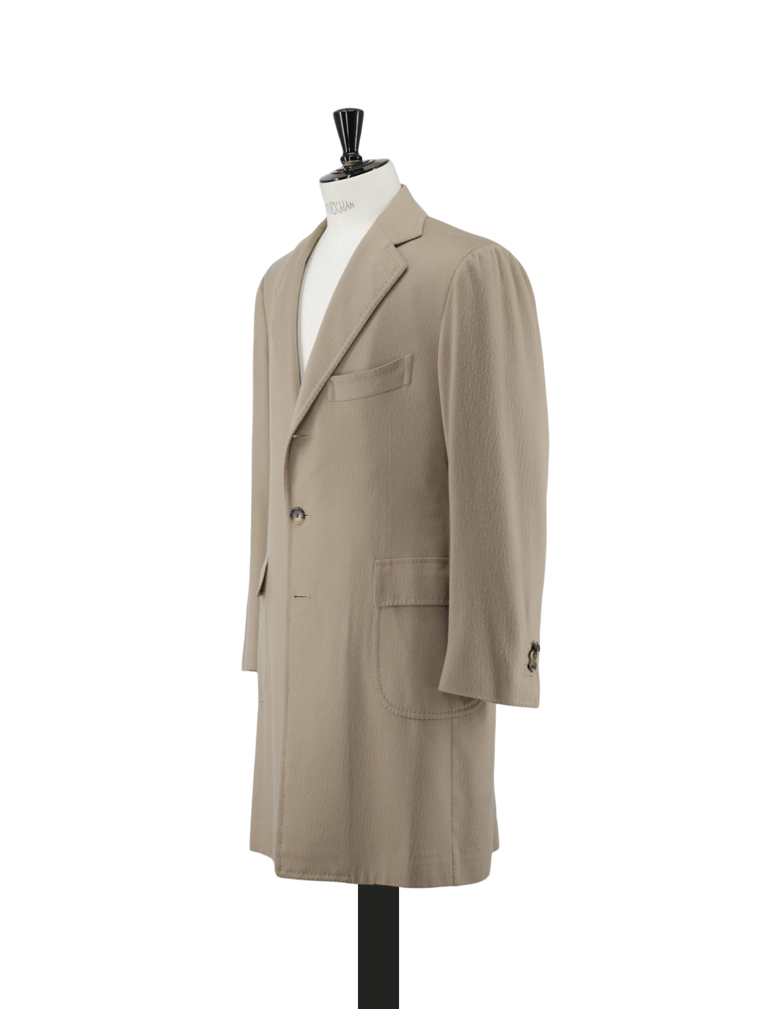 Cesare Attolini Camel Brown Pure Cashmere Sartorial Overcoat