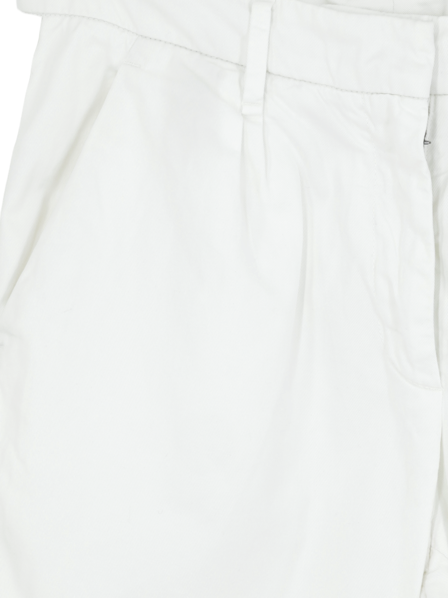 Brunello Cucinelli White Pure Cotton Twill Chino