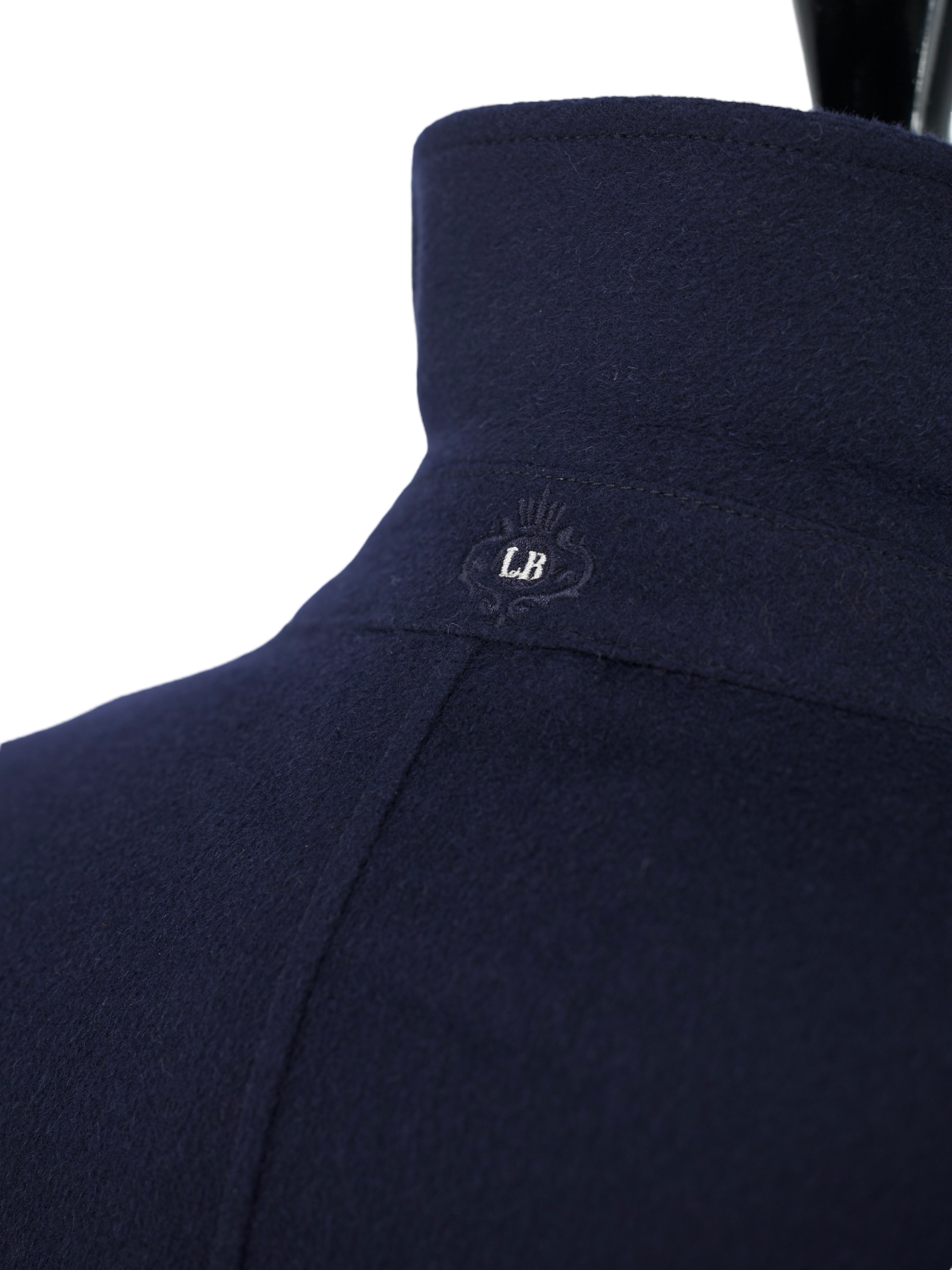 Luigi Borrelli Navy Pure Camel "Royal Collection" Carcoat