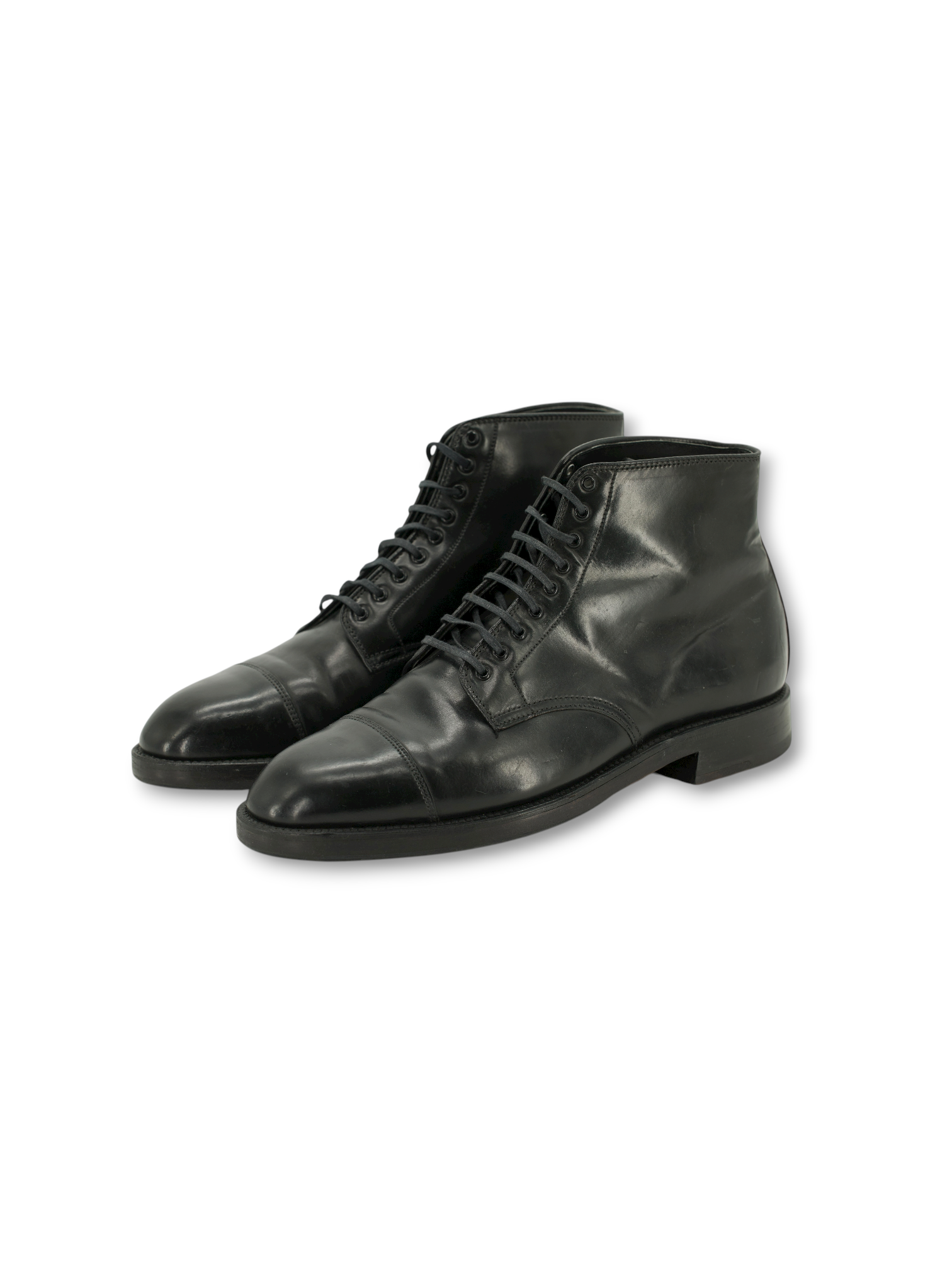 Alden Black Shell Cordovan Derby Jumper Boot