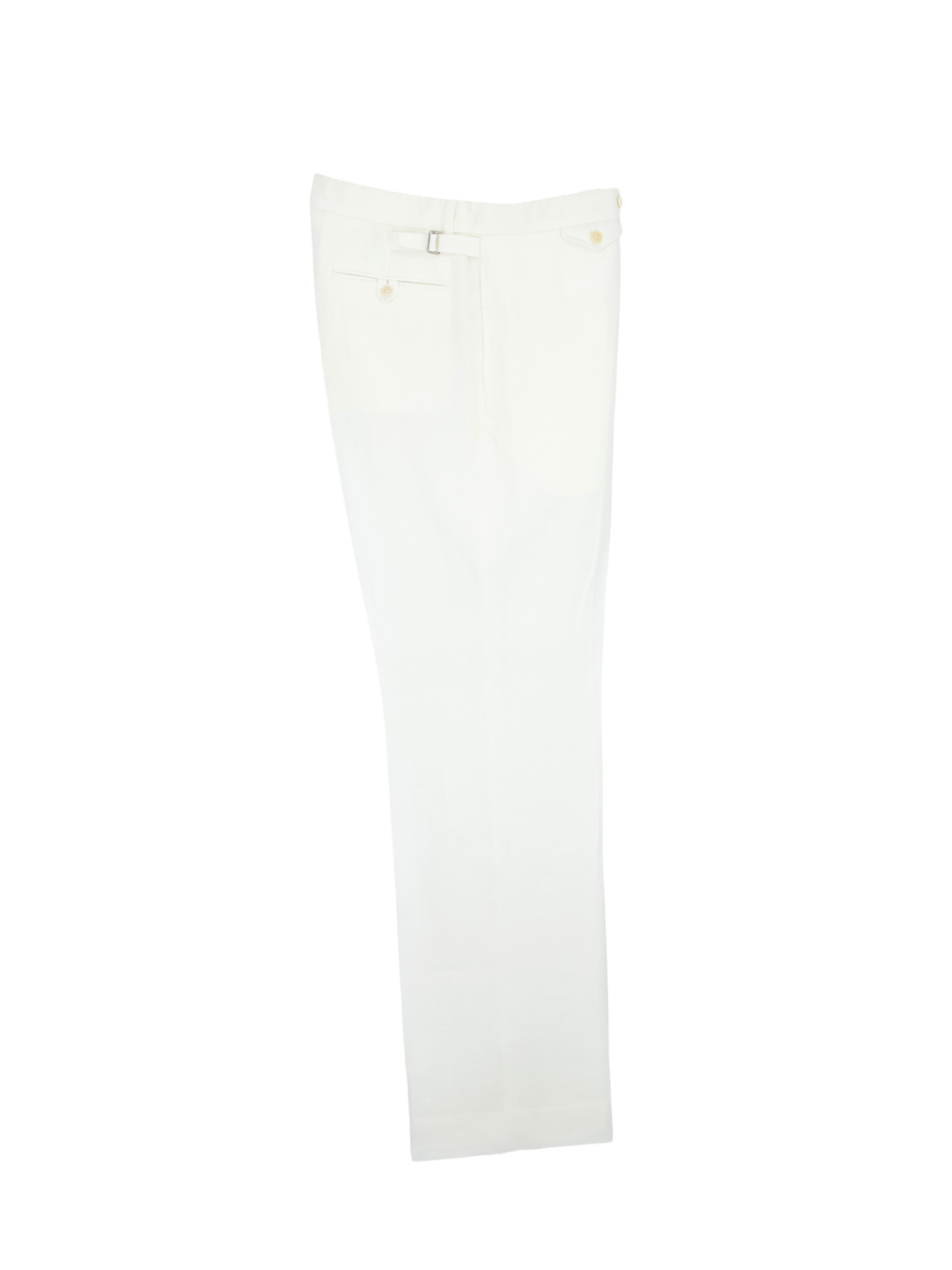 Ralph Lauren Purple Label White Linen Summer Trousers