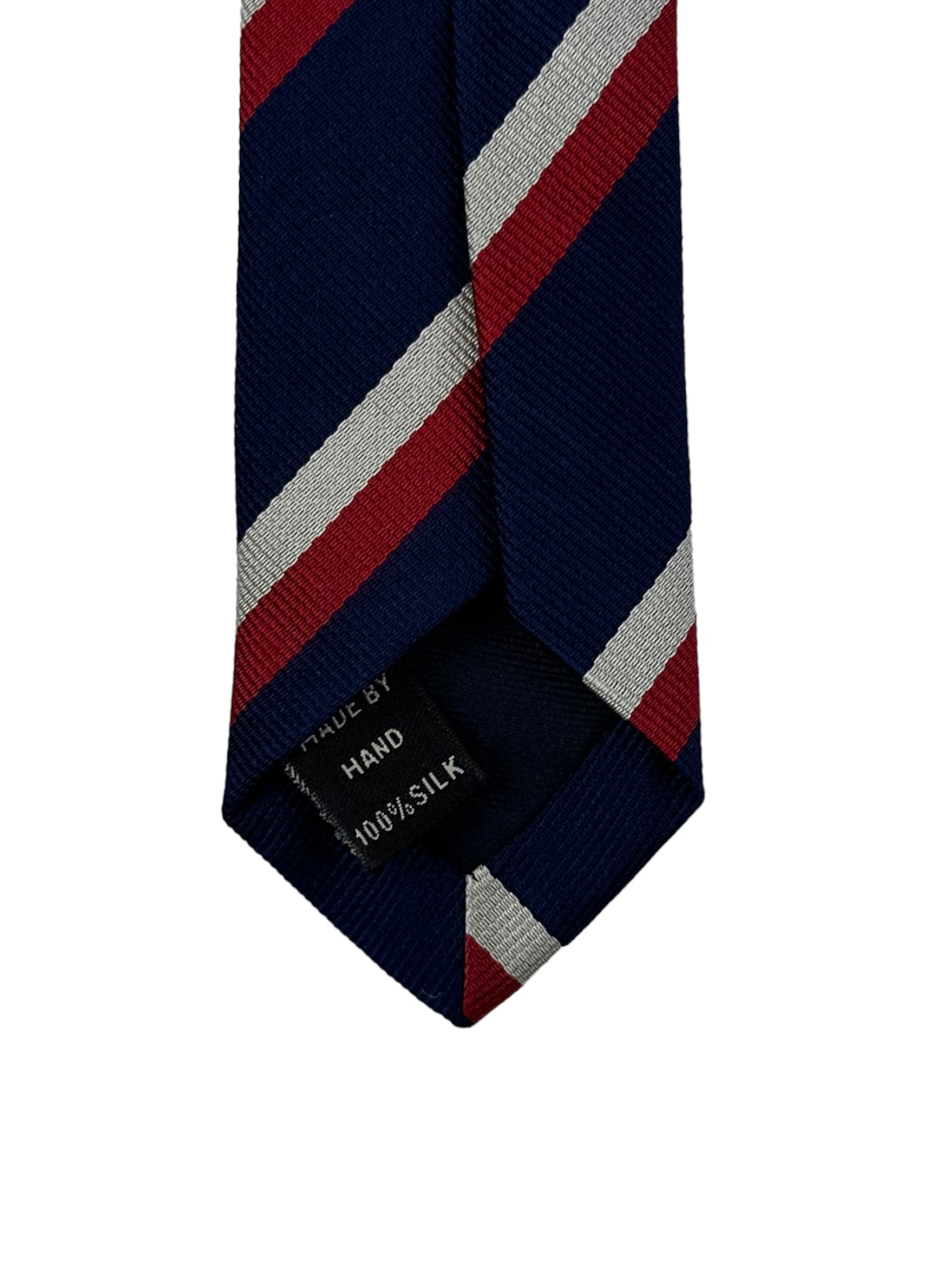 E.Marinella Navy and Red Club Tie