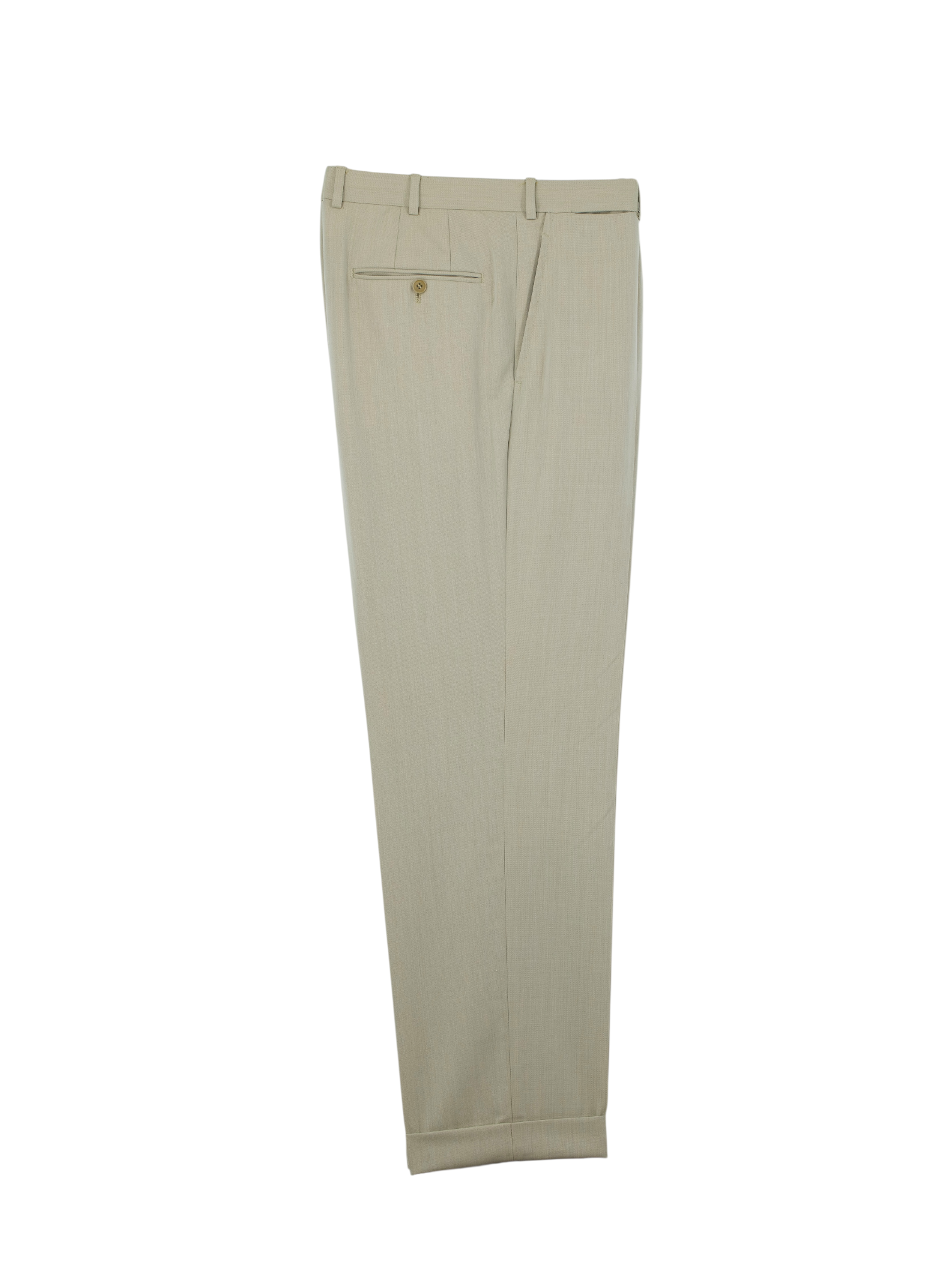 Isaia Khaki Lightweight-Wool Twill Summer Suit