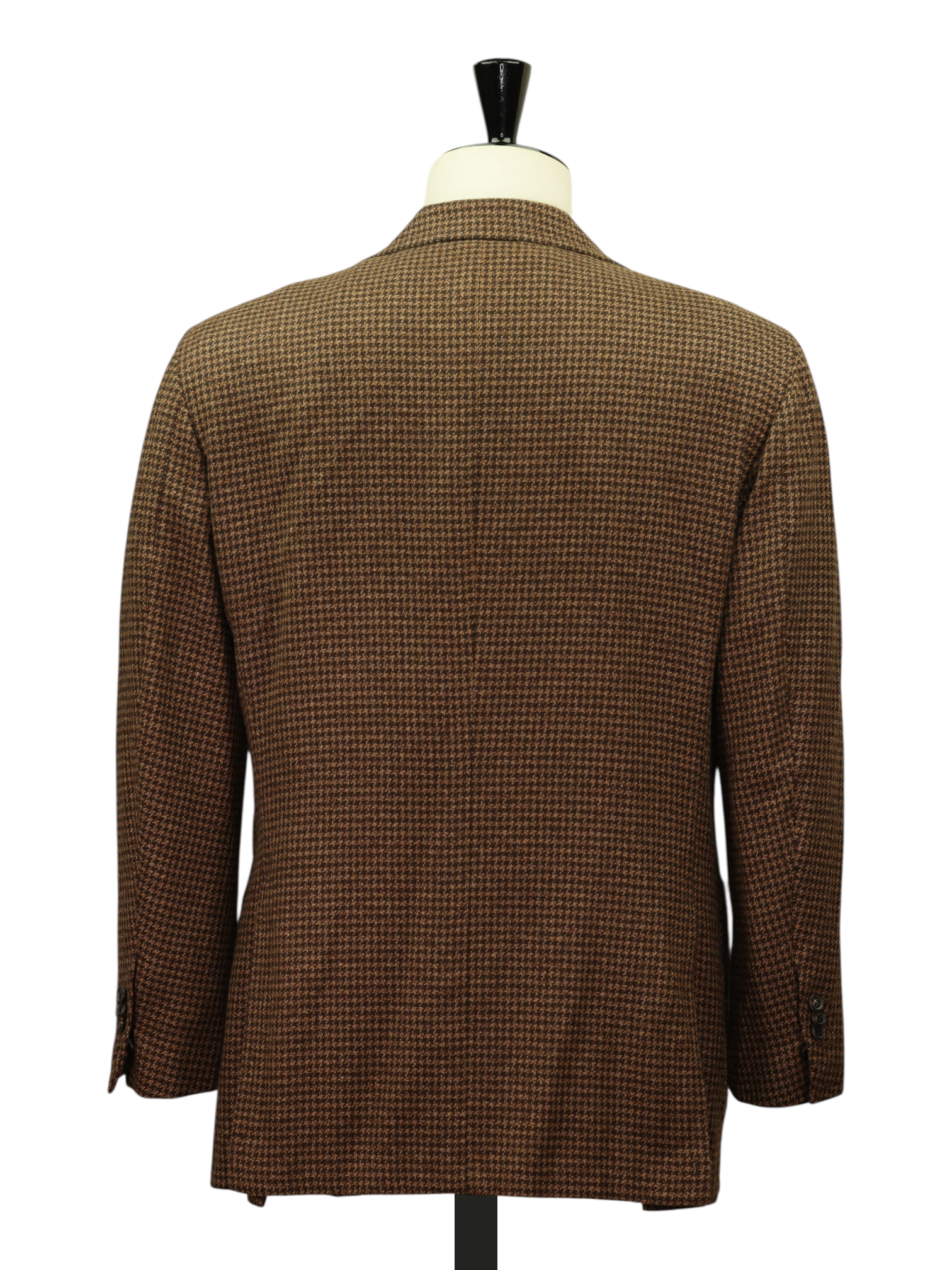 Cesare Attolini Dark Brown Pure-Cashmere Pied de Poule Jacket