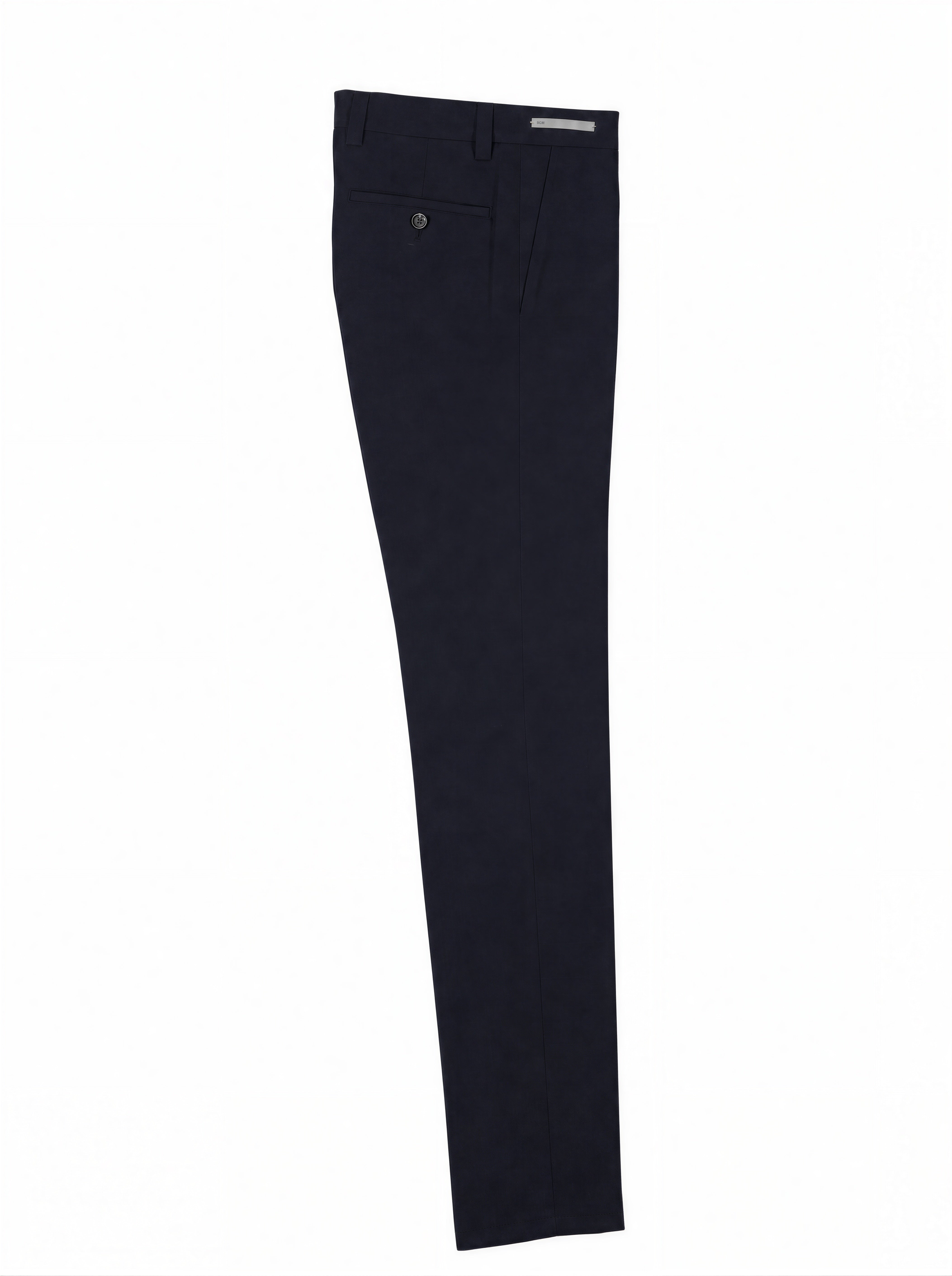 Corneliani Navy Wool & Linen Slim-Fit Trousers