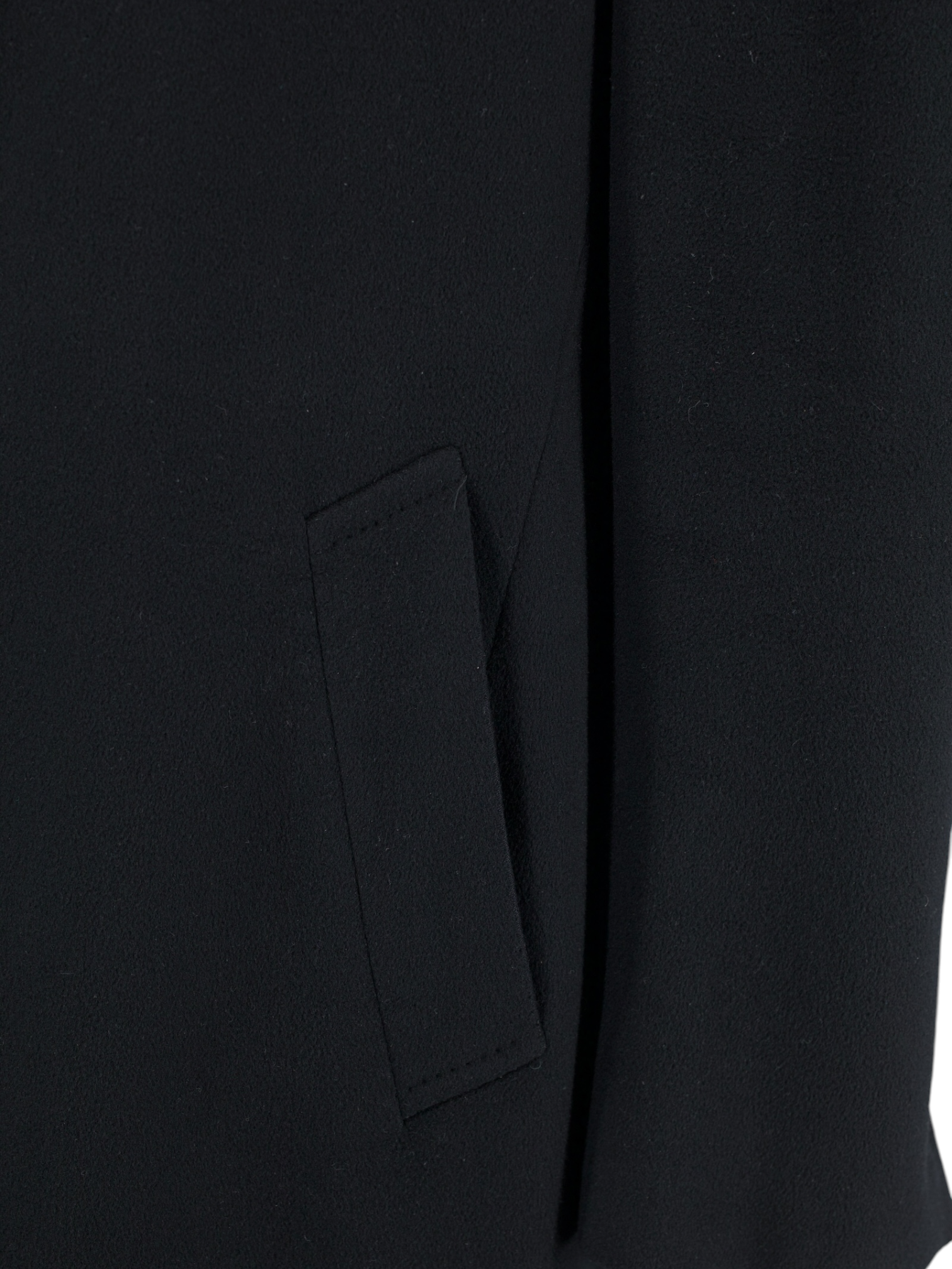 Caruso Vintage Black Pure "Guabello Soft Gold" Cashmere Overcoat