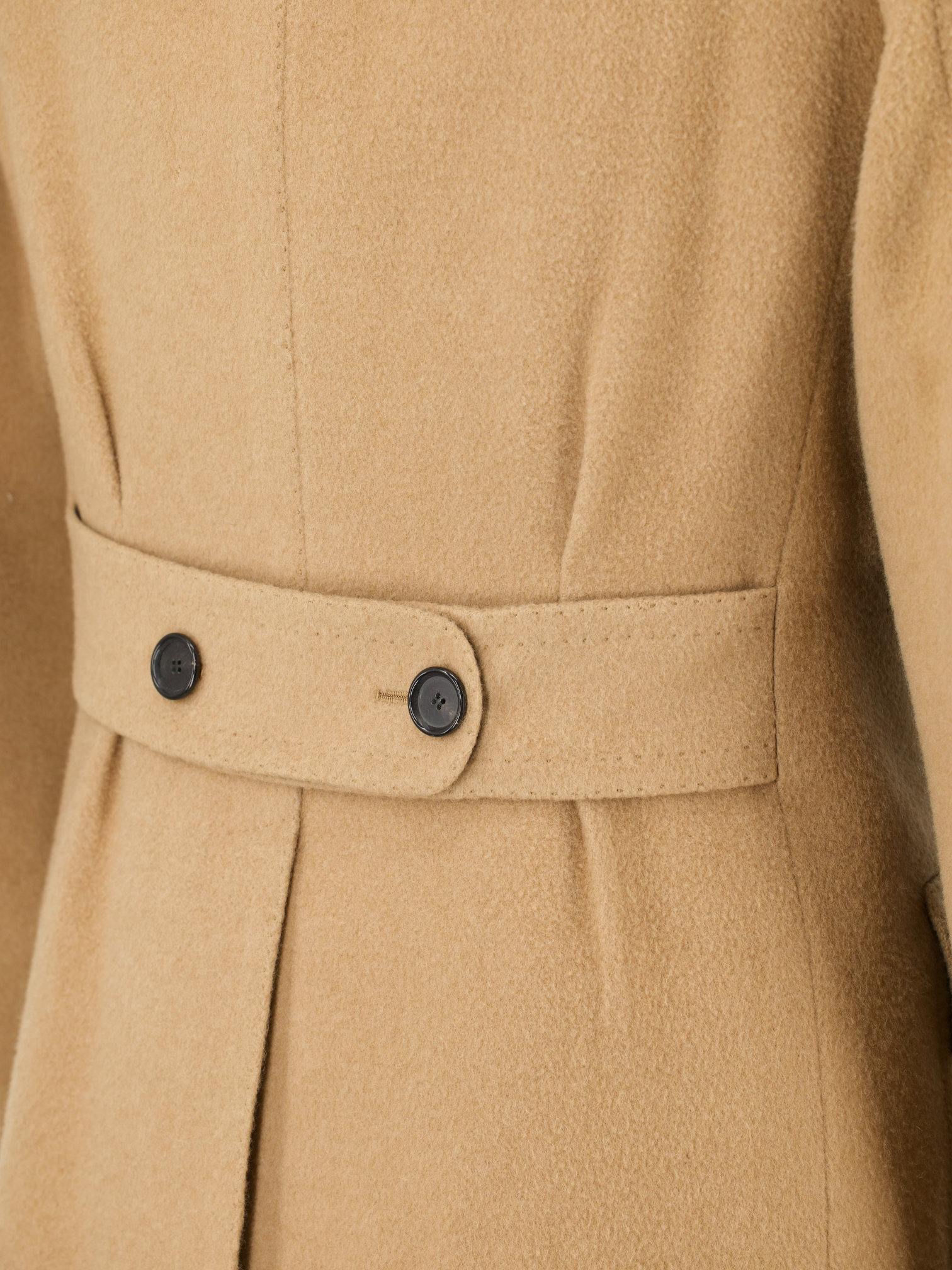 Cesare Attolini Brown Pure Camel Sartorial Peacoat