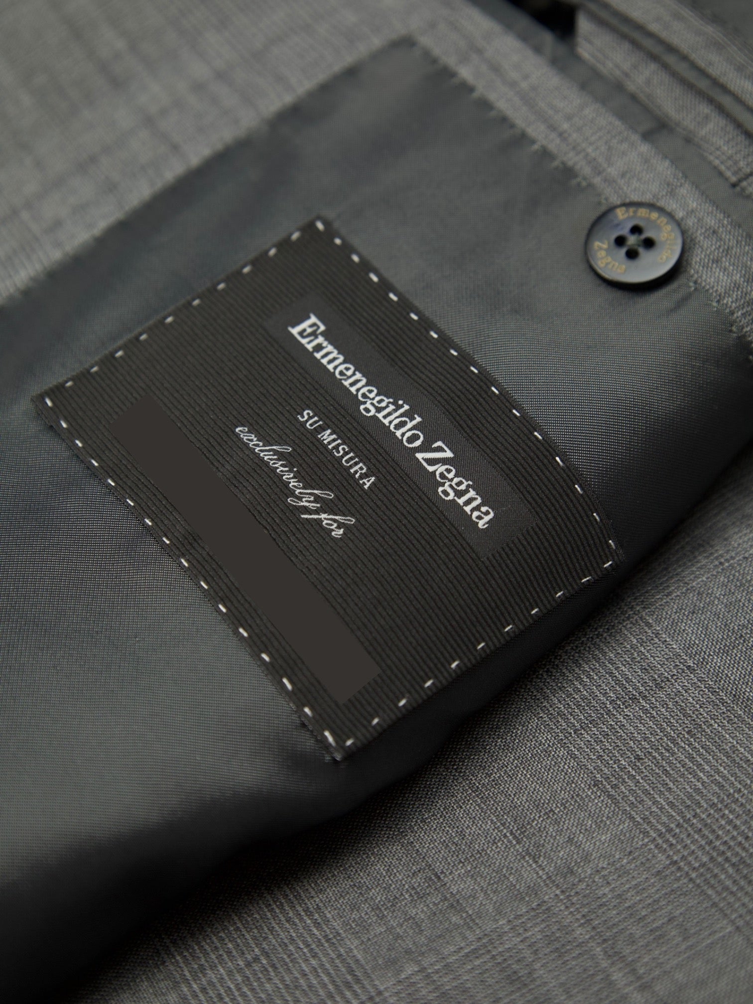 Ermenegildo Zegna Grey 15milmil15 Glenplaid Milano Suit