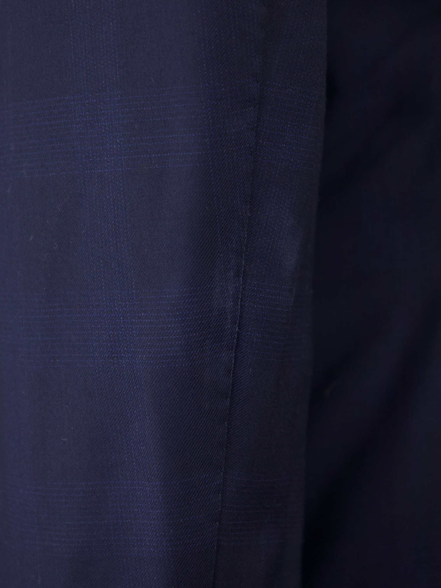 Cesare Attolini Dark Blue Super 160's Glen-Check Suit