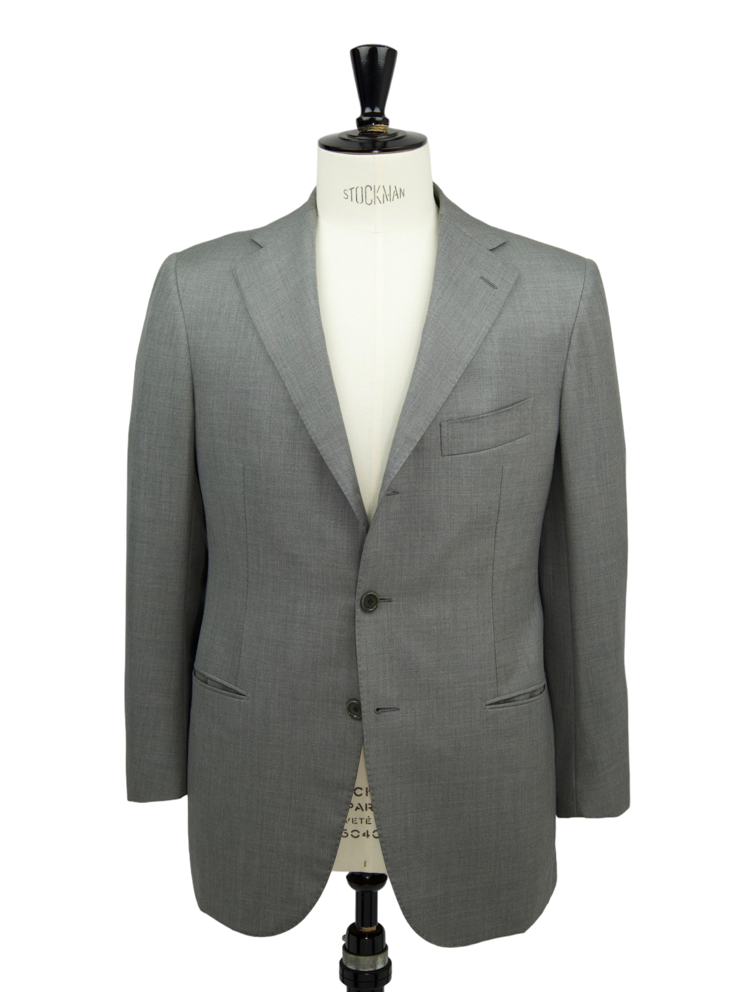 Cesare Attolini Light Grey Super 160's & Cashmere Twill Suit