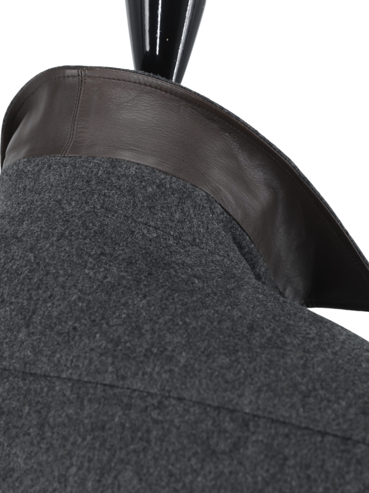 Caruso Grey Wool-Flannel Sartorial Fieldjacket