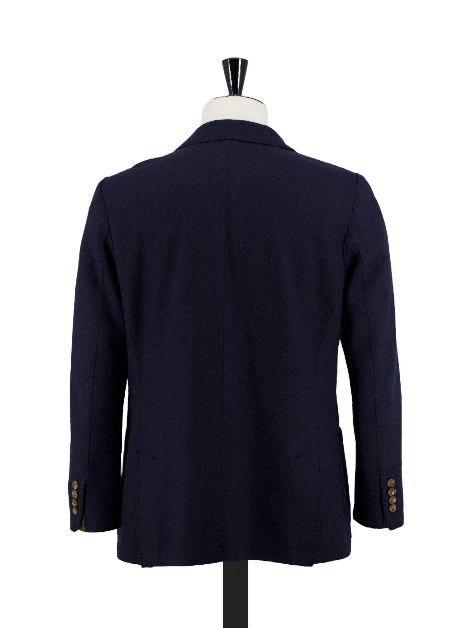 Eleventy Navy Wool & Stretch Flannel Unconstructed Blazer