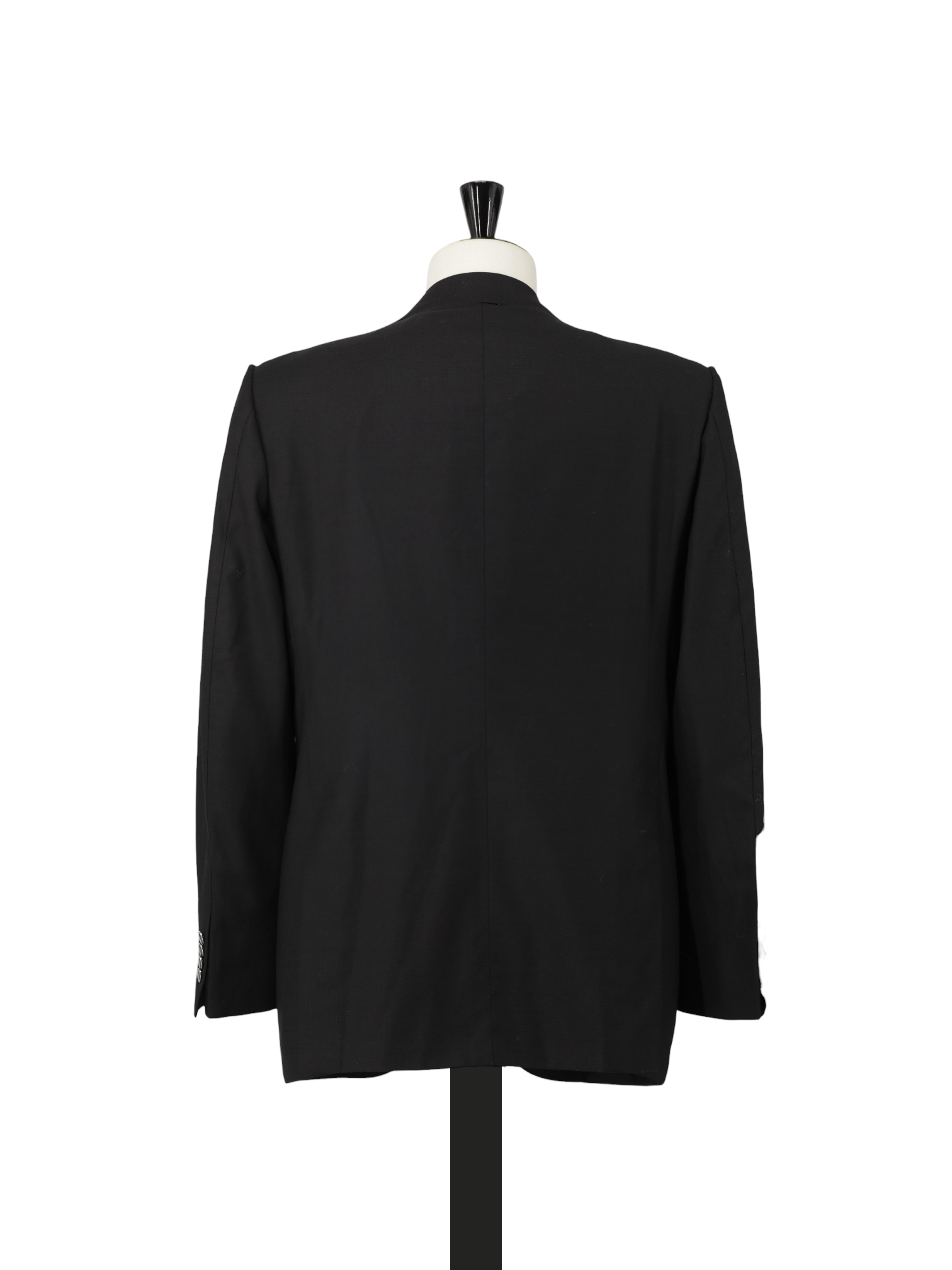 Cesare Attolini Black Super 130's Hopsack Blazer Jacket