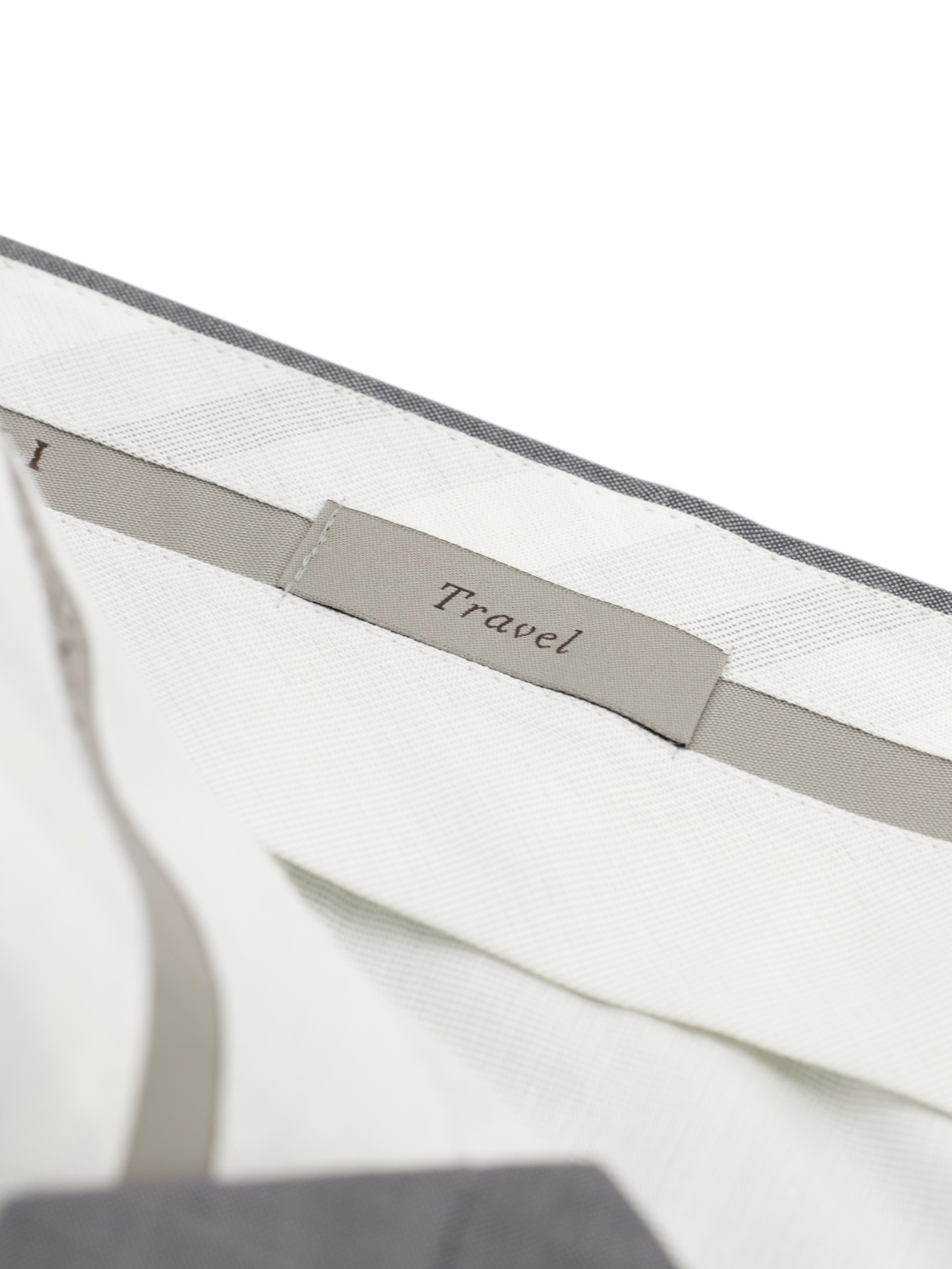 Canali Grey Travel Wool Pinpoint Trousers