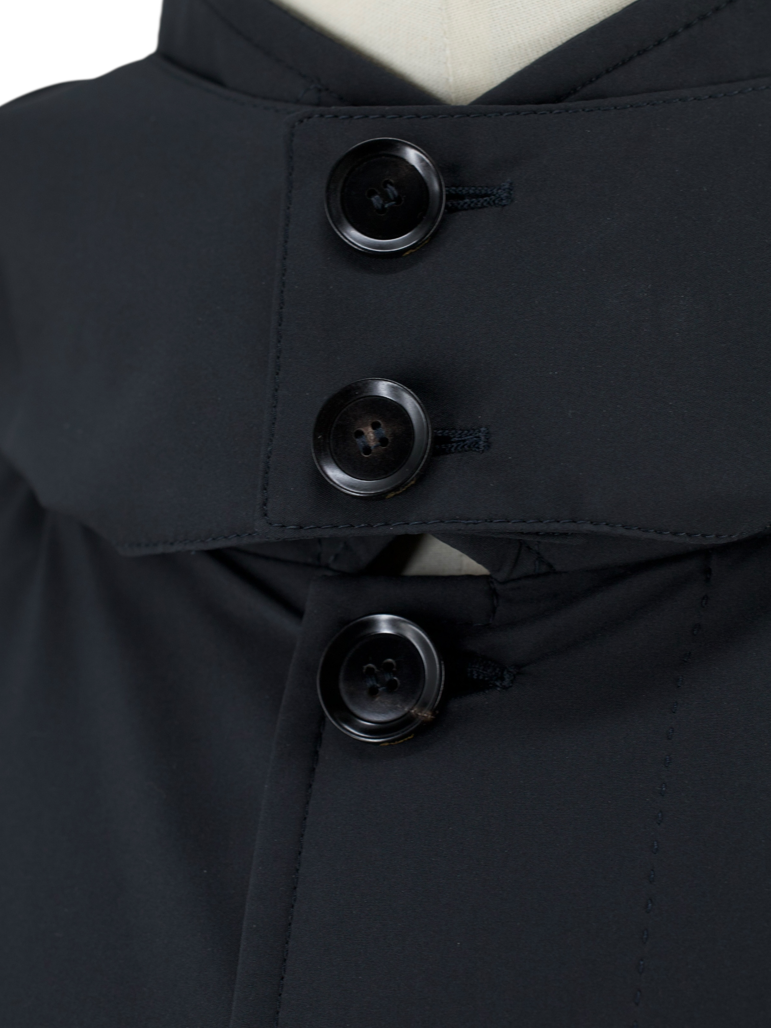 Brioni Deep Navy "Performa" Sartorial Raincoat Parka