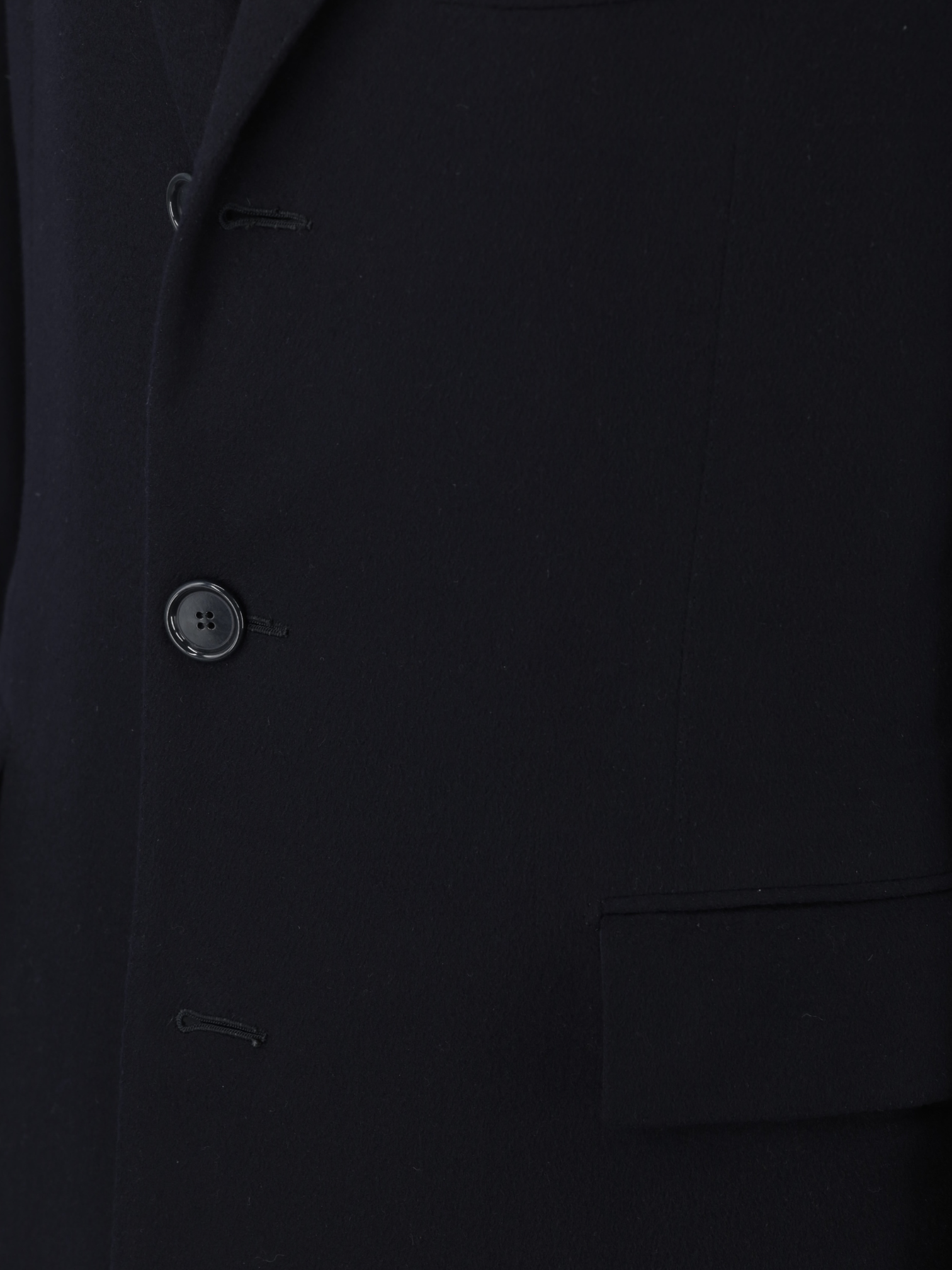 Cesare Attolini Navy Pure Cashmere Timeless Neapolitan Overcoat