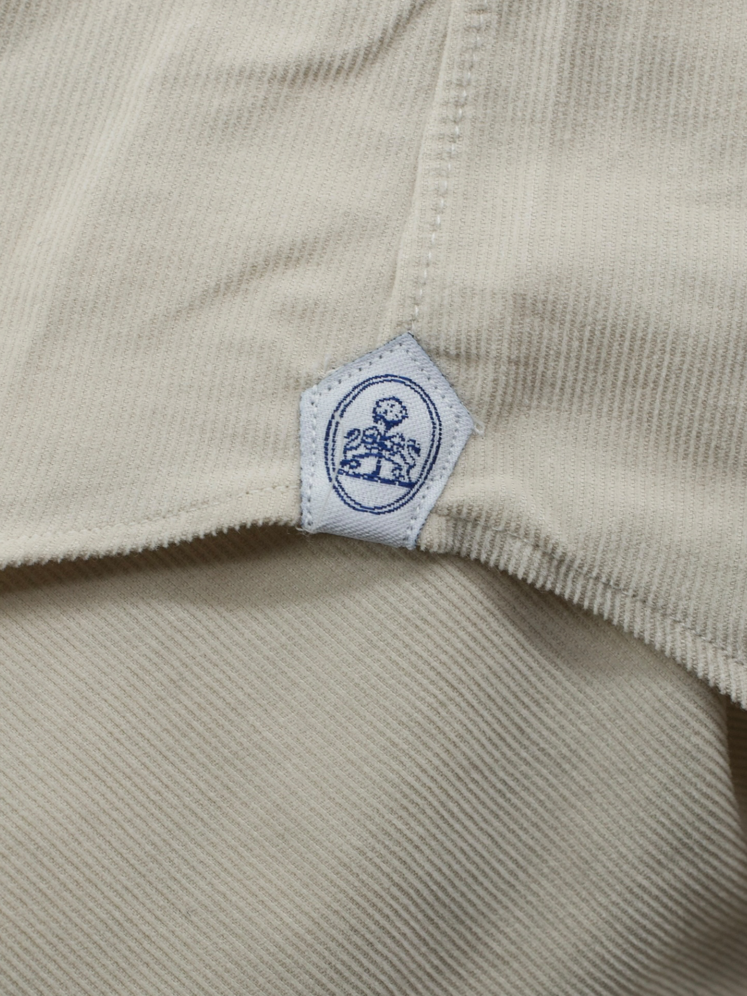 Emanuele Maffeis Beige Cotton Corduroy "Emma" Shirt
